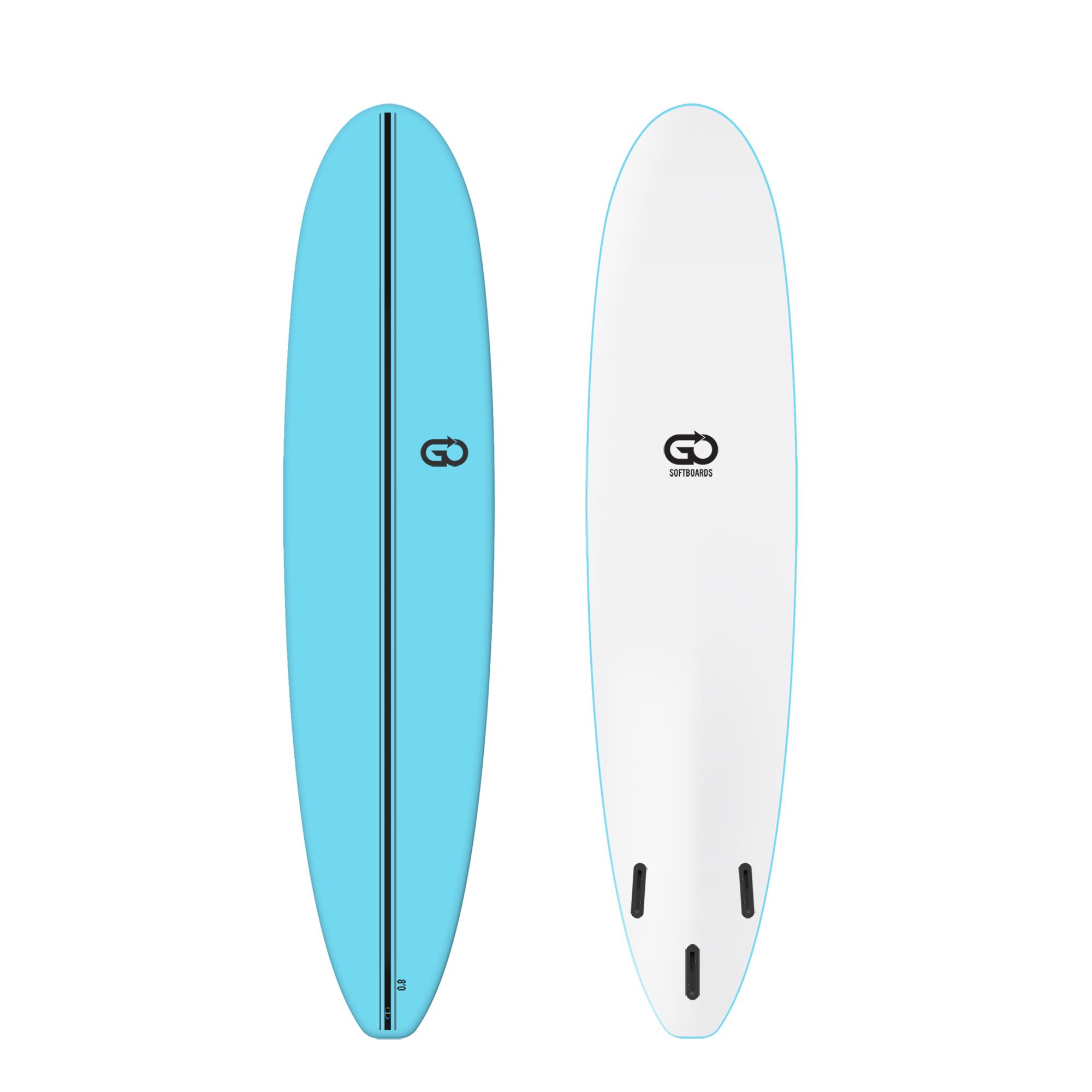 GO Softboard 8.0 Surf Range Soft Top Surfboard 