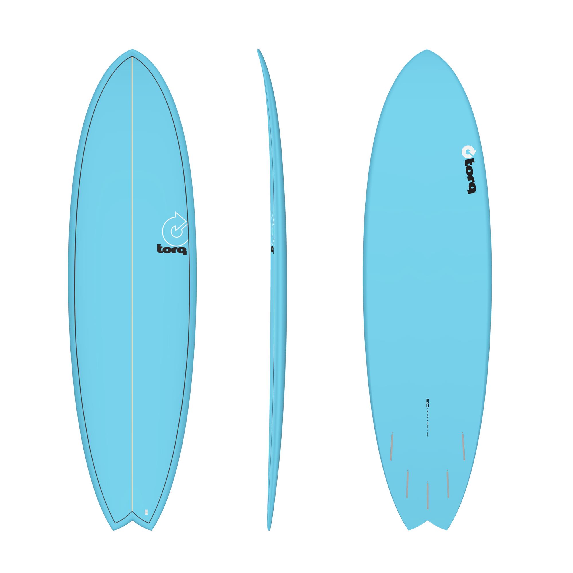 Surfboard TORQ Epoxy TET 6.10 MOD Fish Blue 