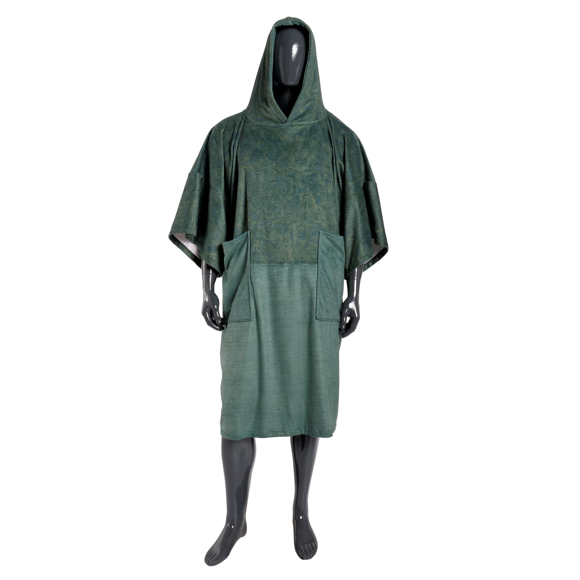 MDNS Change Robe Surf Poncho Unisize OliveTopo Duo 