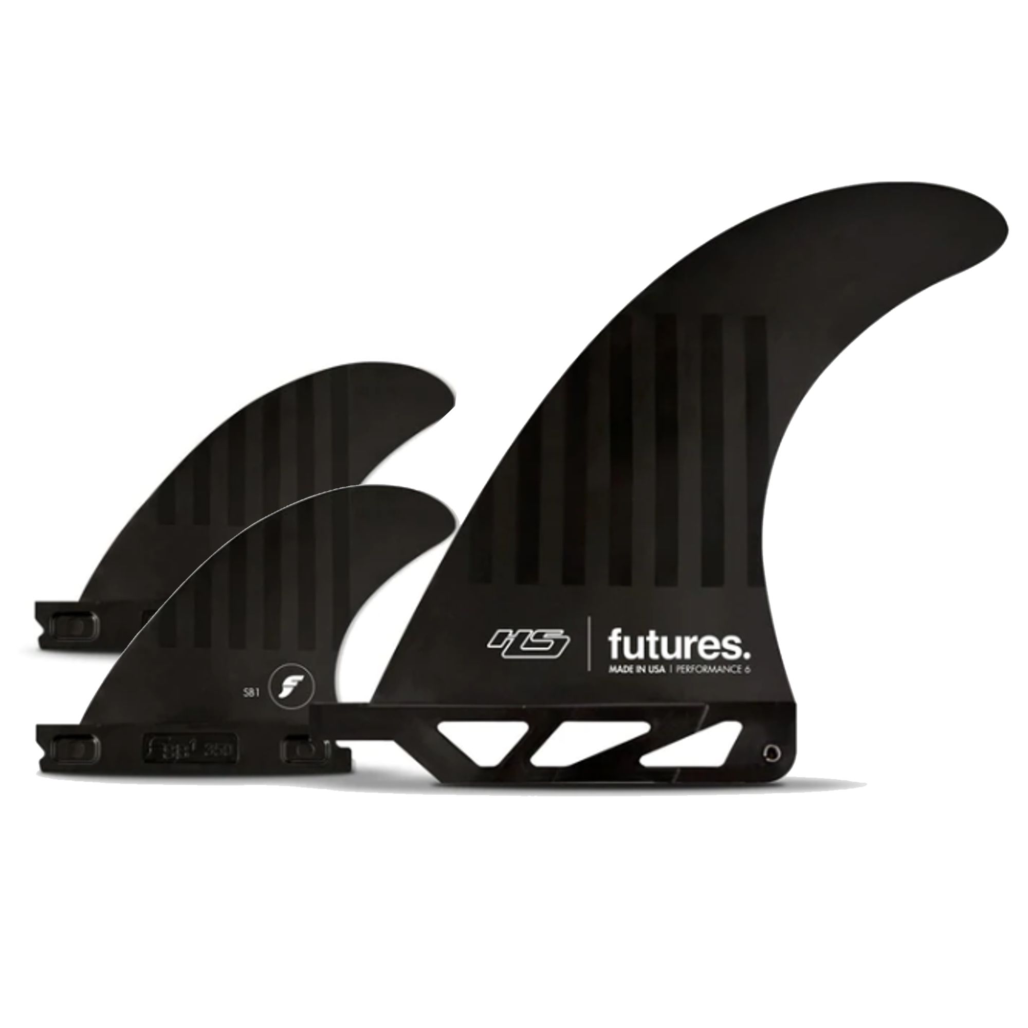 FUTURES 2+1 Fin Set HS 2+1 6.00 Compound Hayden 