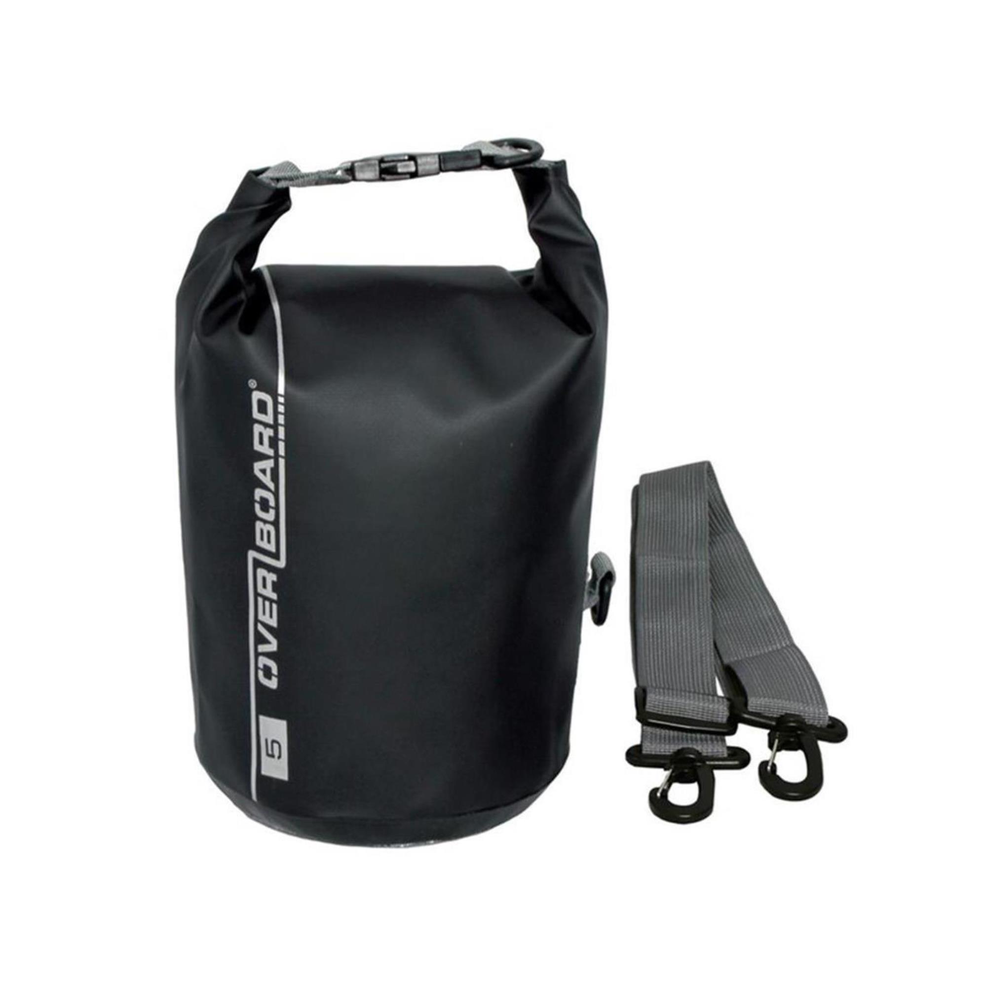 OverBoard wasserdichter Packsack 5 Liter Schwarz OB1001BLK