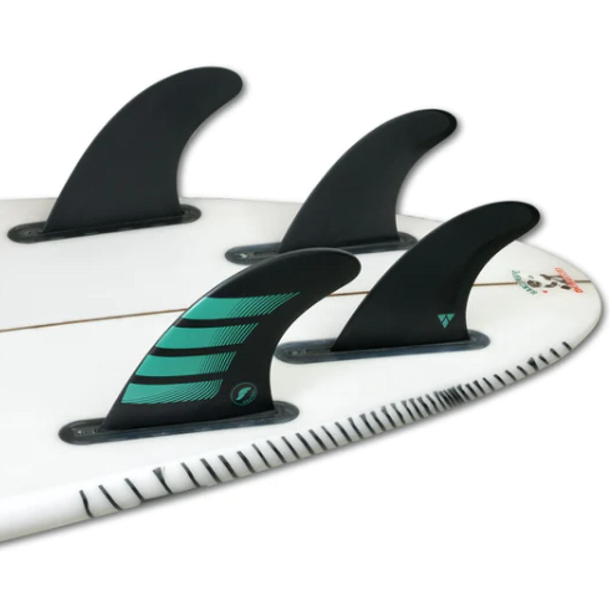 FUTURES Quad Thruster 5 Fin Set F6 Alpha MEDIUM 