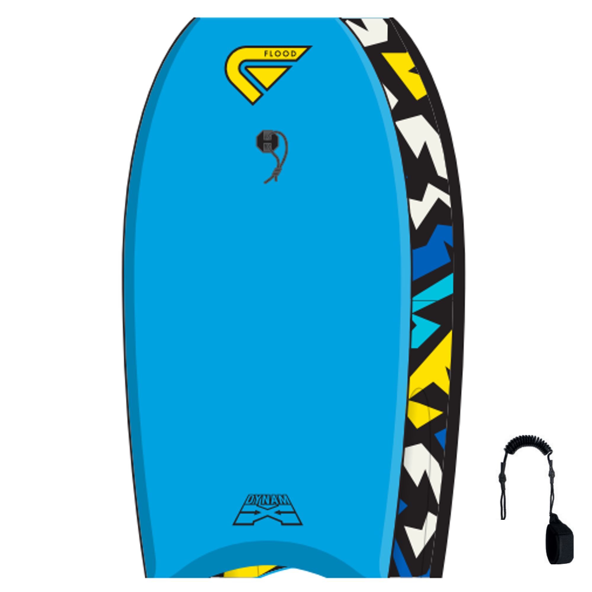 FLOOD Bodyboard Dynamx Stringer 44 Blue Tribe II 