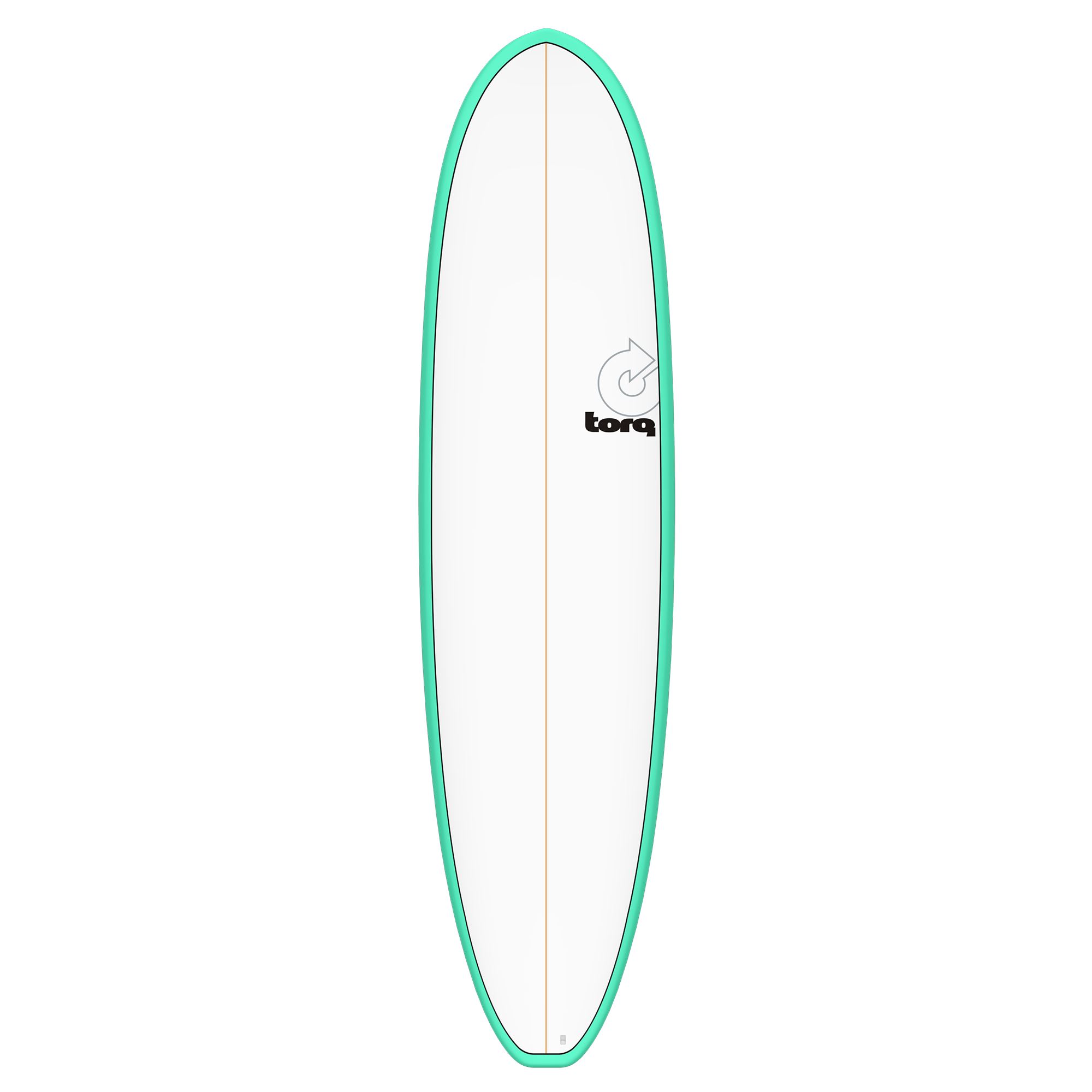 Surfboard TORQ Epoxy TET 7.4 V+ Funboard Seagreen 