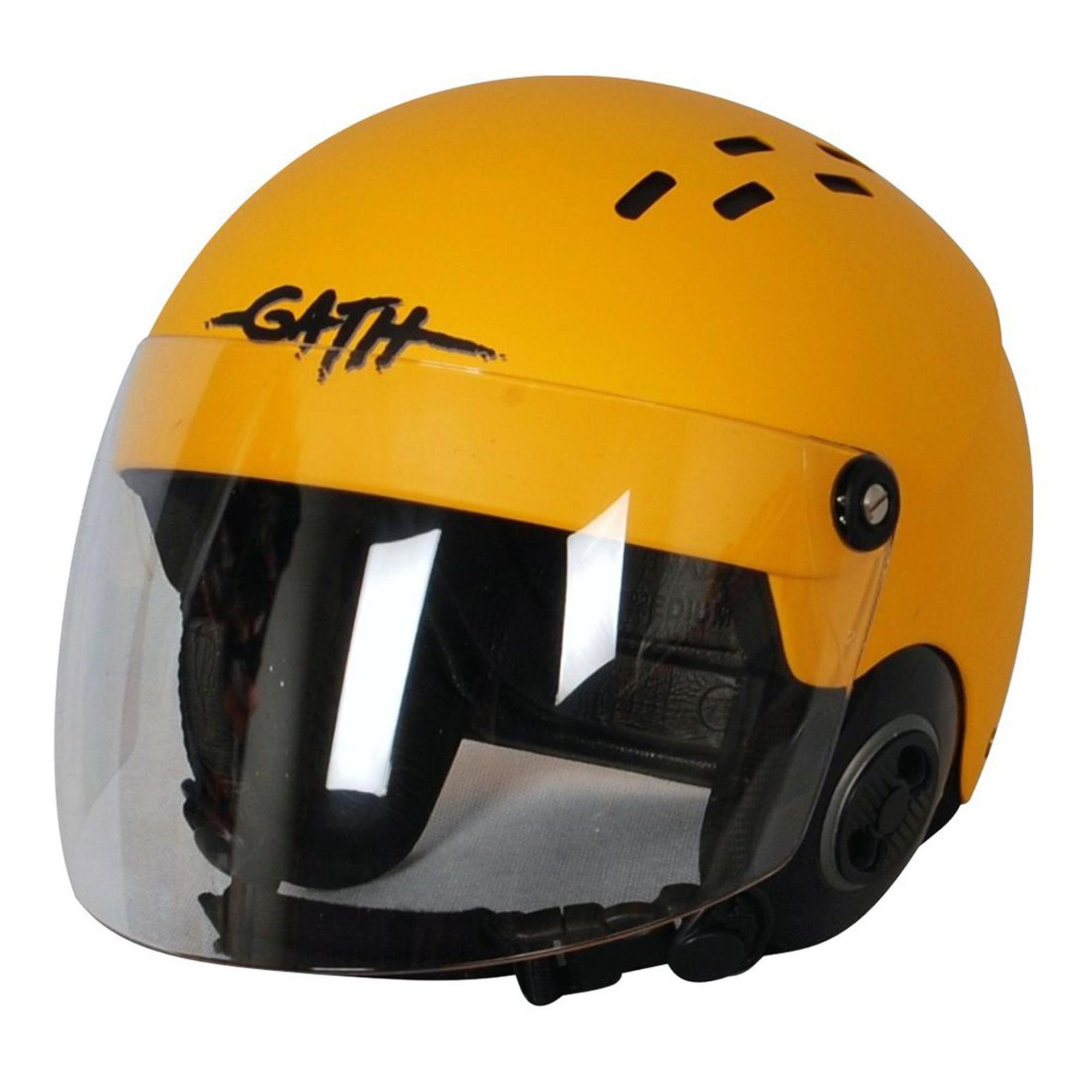 GATH Helm RESCUE Safety Gelb matt Gr S mit klarem Vollvisier