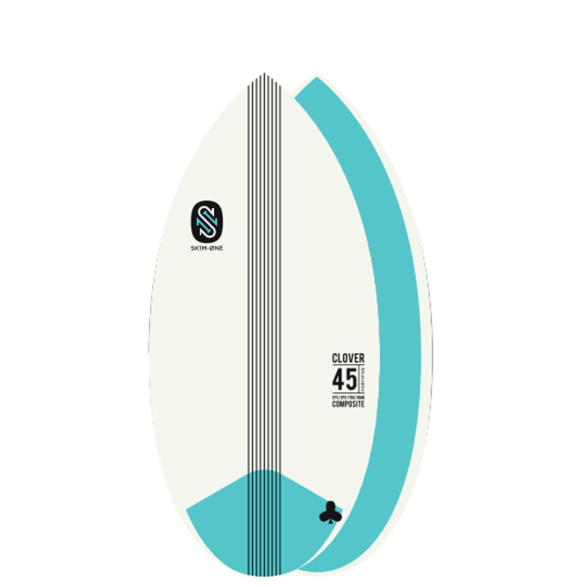 Skimboard SkimOne EPS Epoxy Bambus CLOVER 45 Blau 