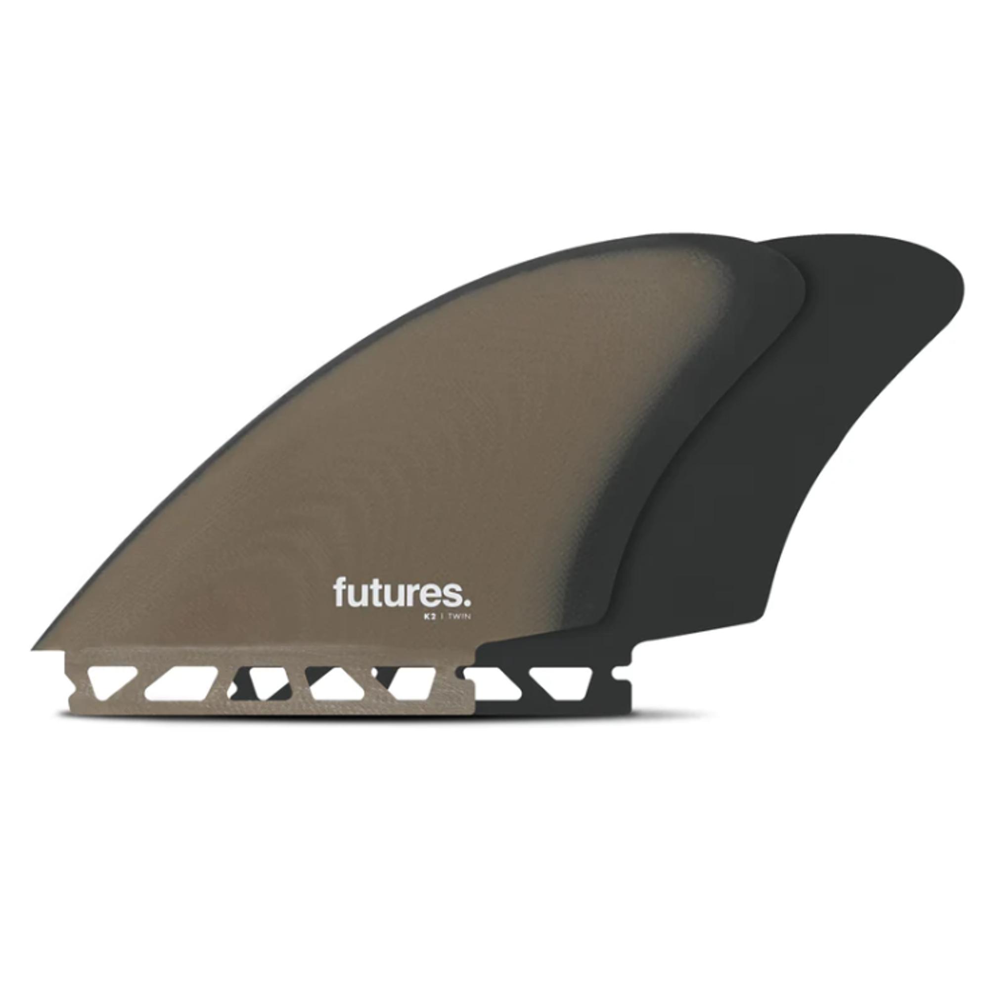 FUTURES Twin Fin Set K2 Keel Fiberglass 