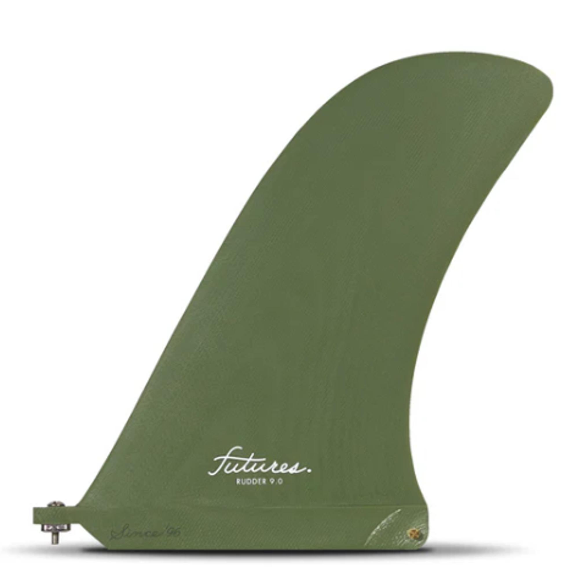 FUTURES Single Fin Rudder 9.0 Fiberglass US 