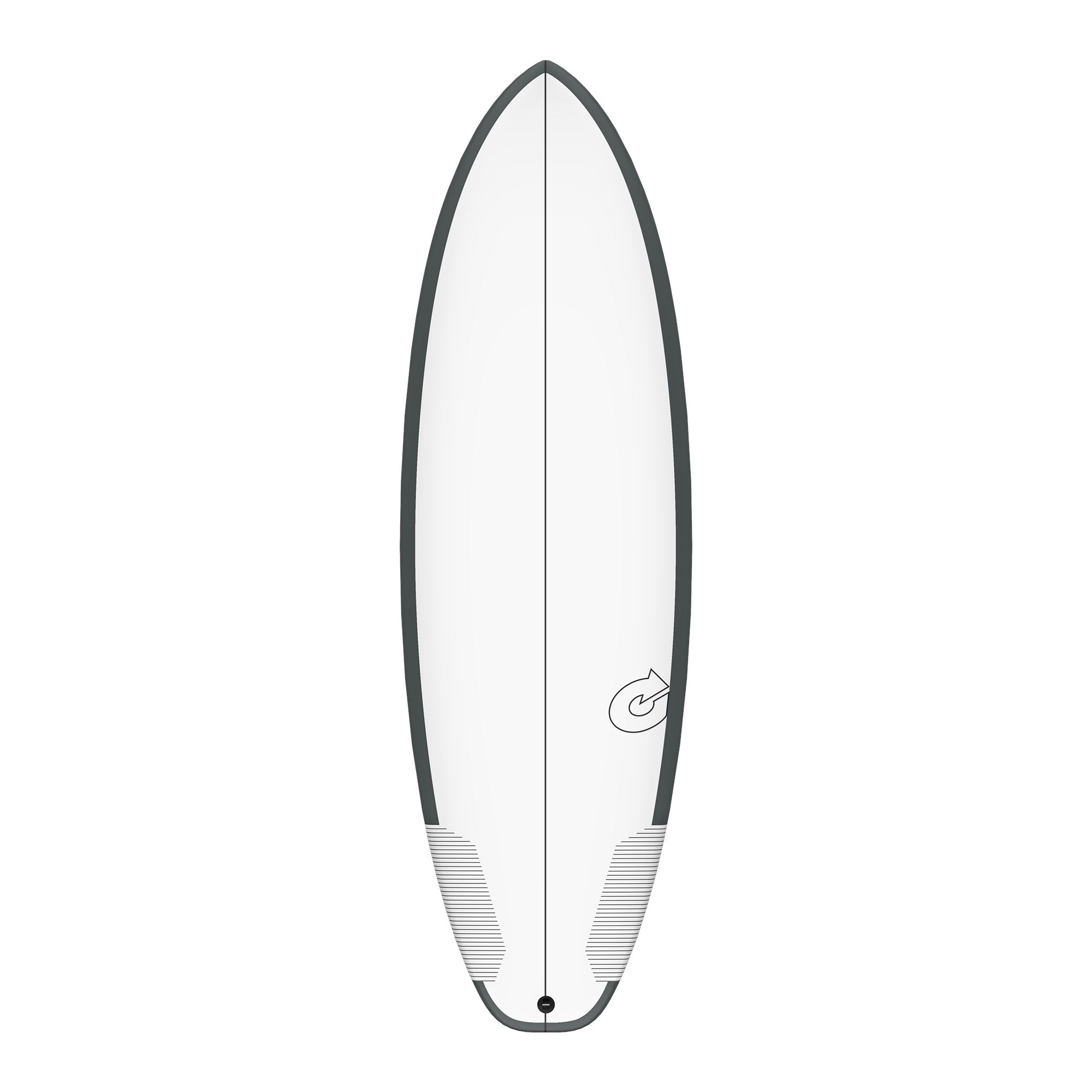 Surfboard TORQ TEC PG-R 5.8 Rail Grau 