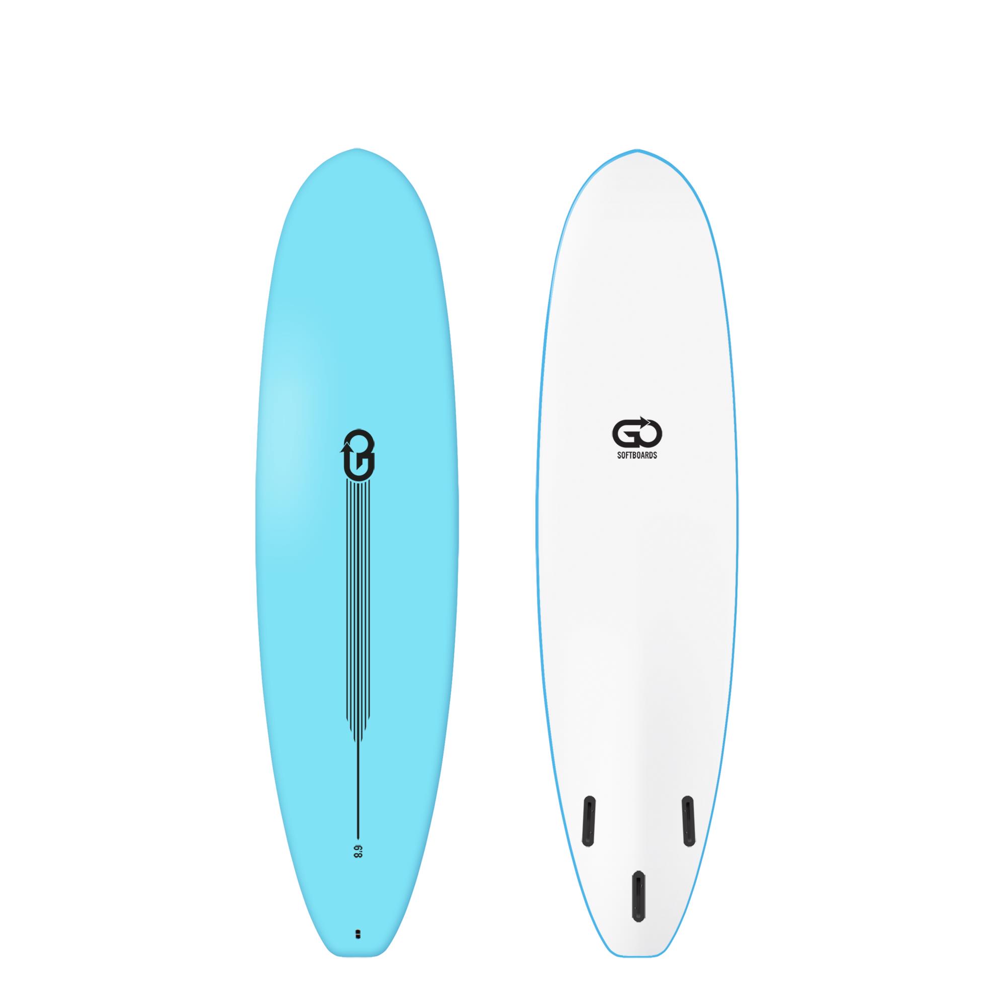 GO Softboard 6.8 Surf Range Soft Top Surfboard 