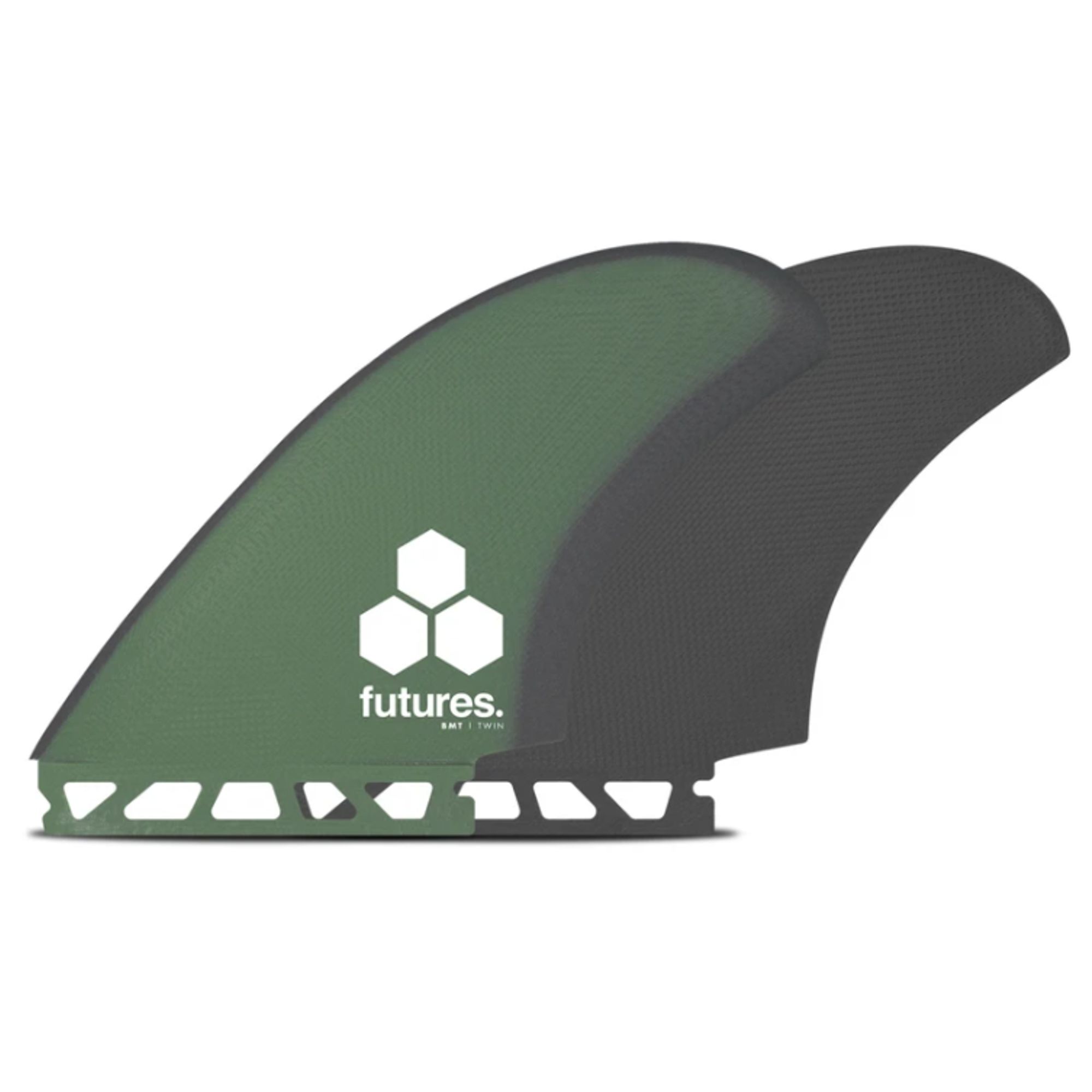 FUTURES Twin Fin Set Britt Merrick BMT Fiberglass 