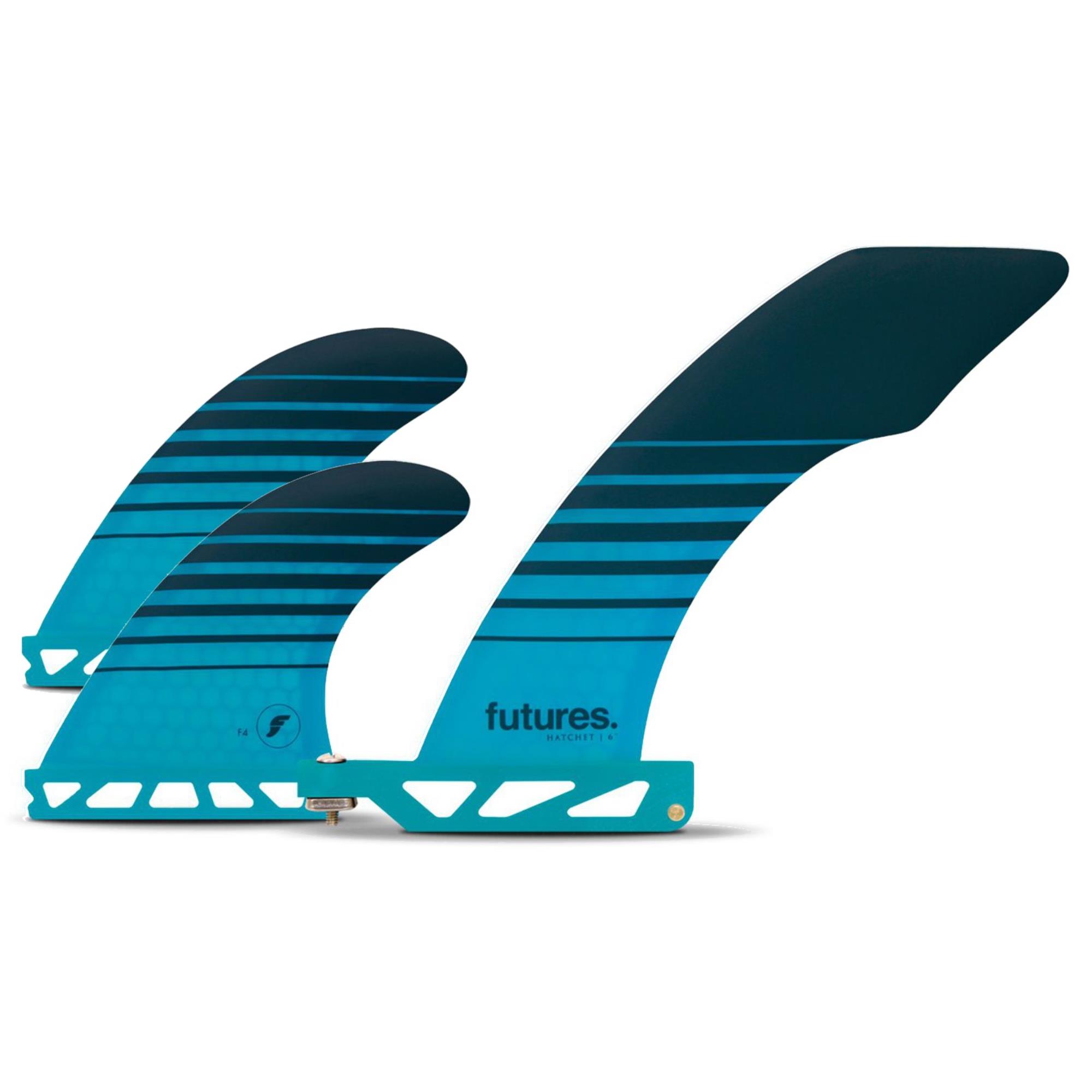 FUTURES 2+1 Fin Set Solus Hatchet Honeycomb 