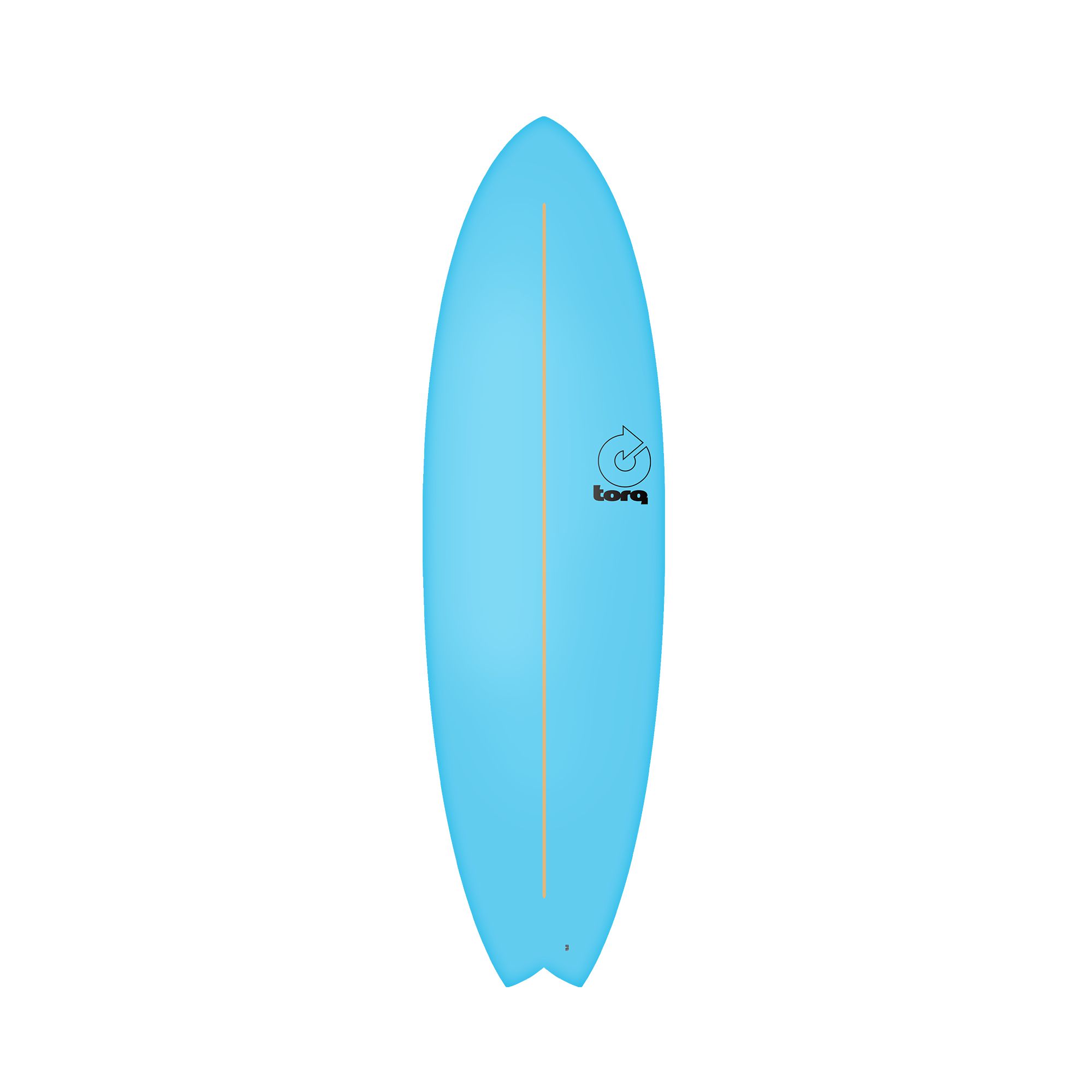 Surfboard TORQ Softboard 6.3 Mod Fish Blau 