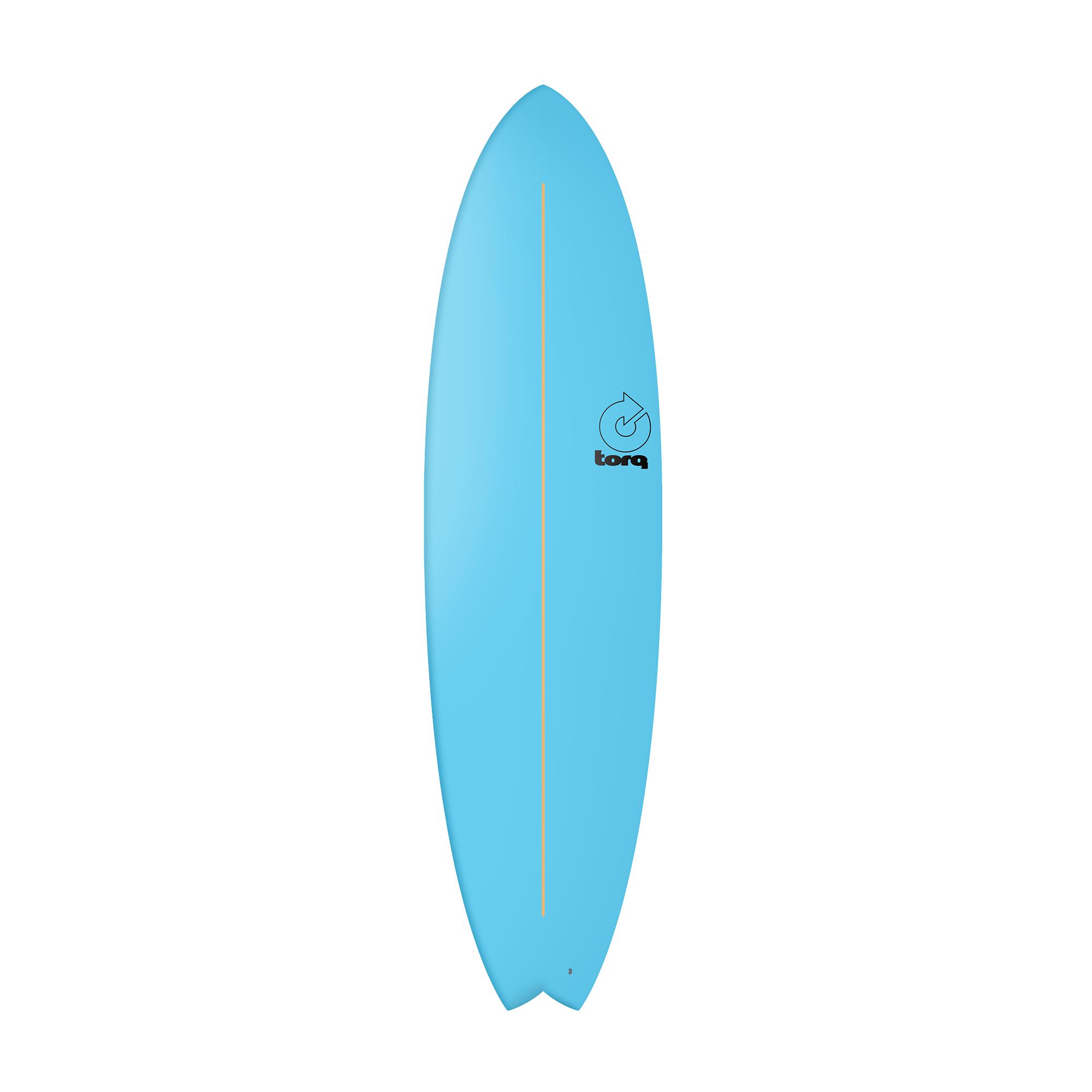 Surfboard TORQ Softboard 7.2 Mod Fish Blau 