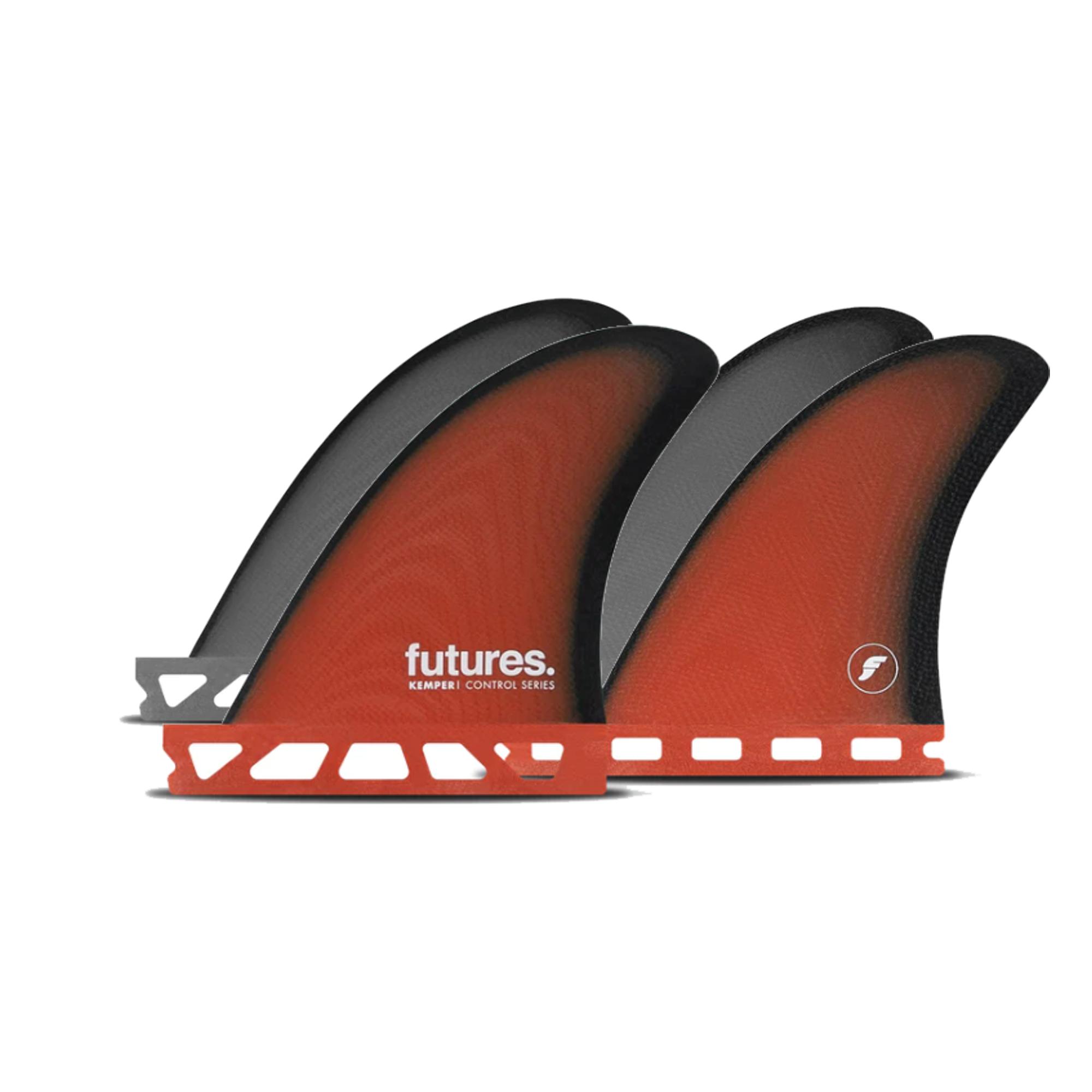 FUTURES Quad 4 Fin Set Billy Kemper Fiberglass 