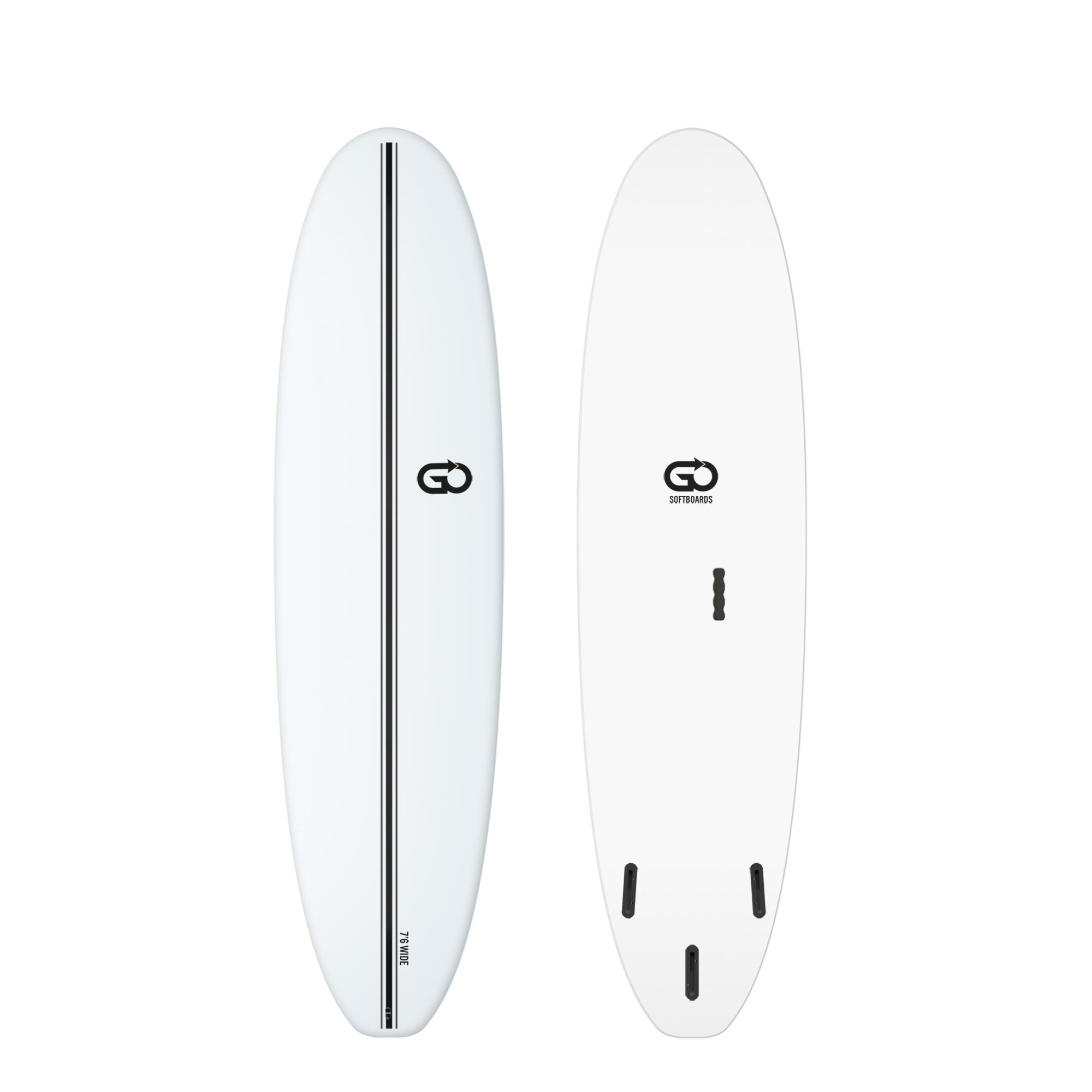 GO Softboard 7.6 Surf Range wide Soft Surfboard 