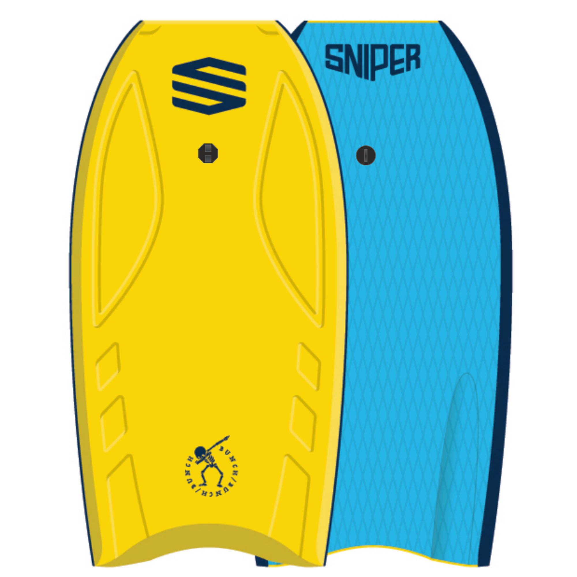 SNIPER Bodyboard Bunch II EPS Stringer 42,5 Gelb 