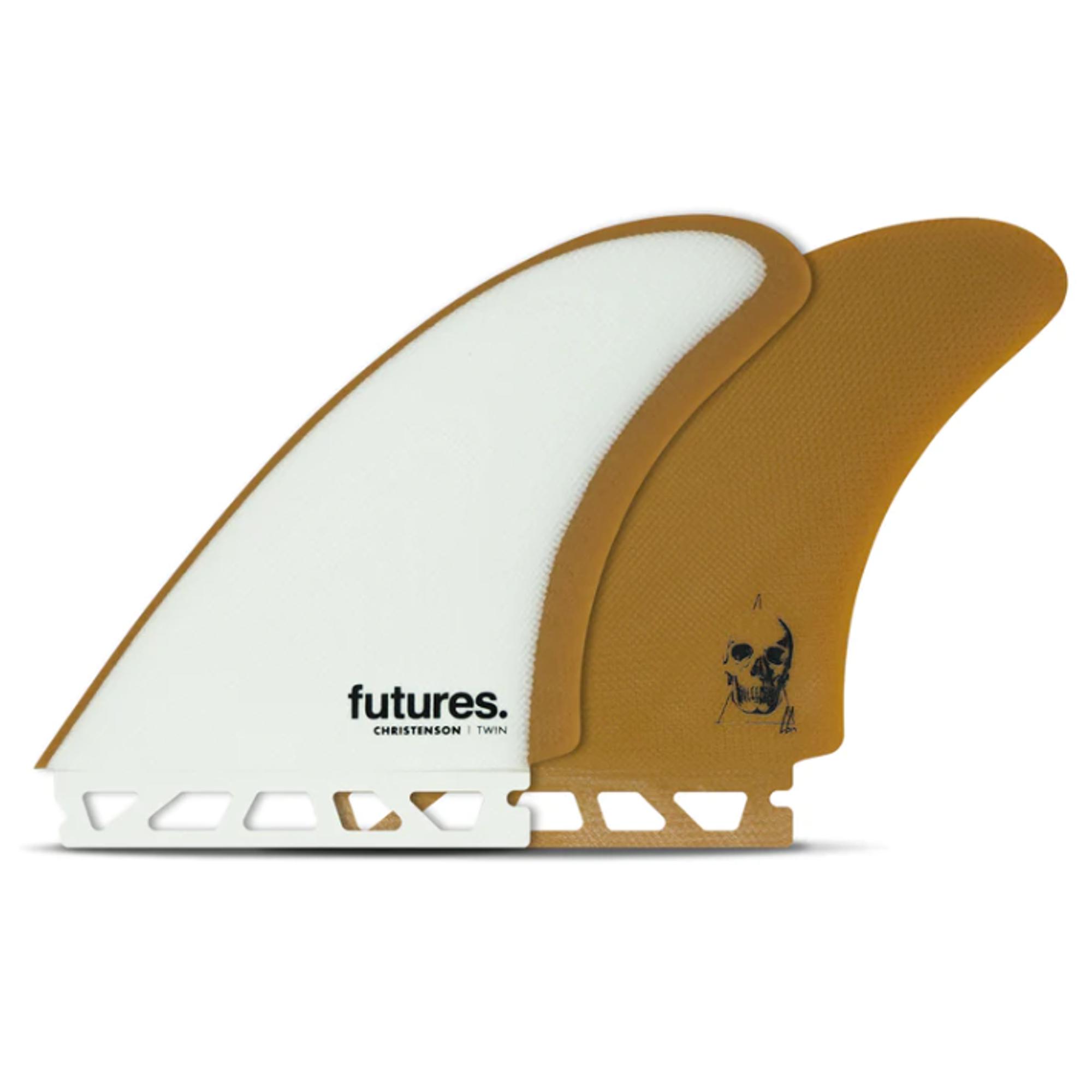 FUTURES Twin Fin Set Christenson Fiberglass 