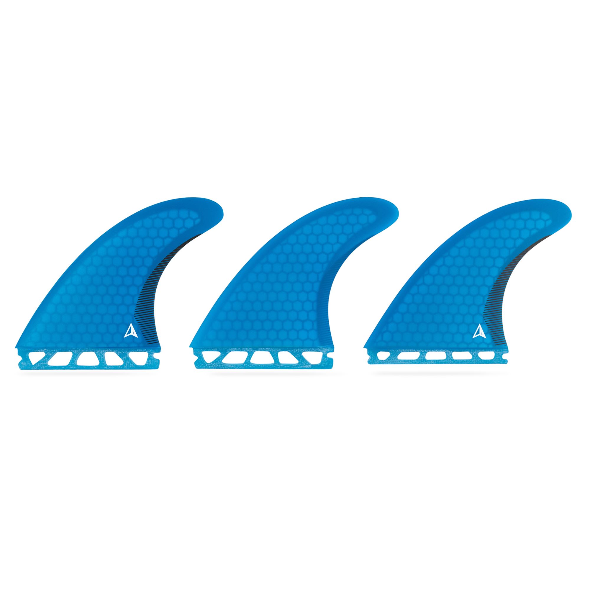 ROAM Thruster Fin Set Performer Large one tab Blau 