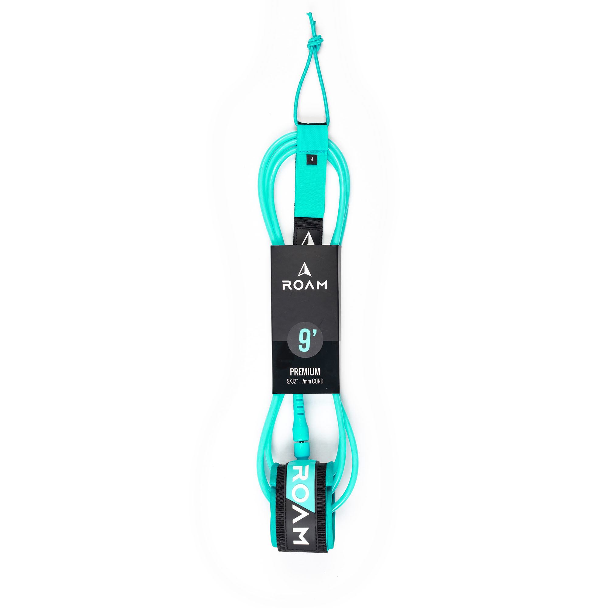 ROAM Surfboard Leash Premium 9.0 274cm 7mm Grün 