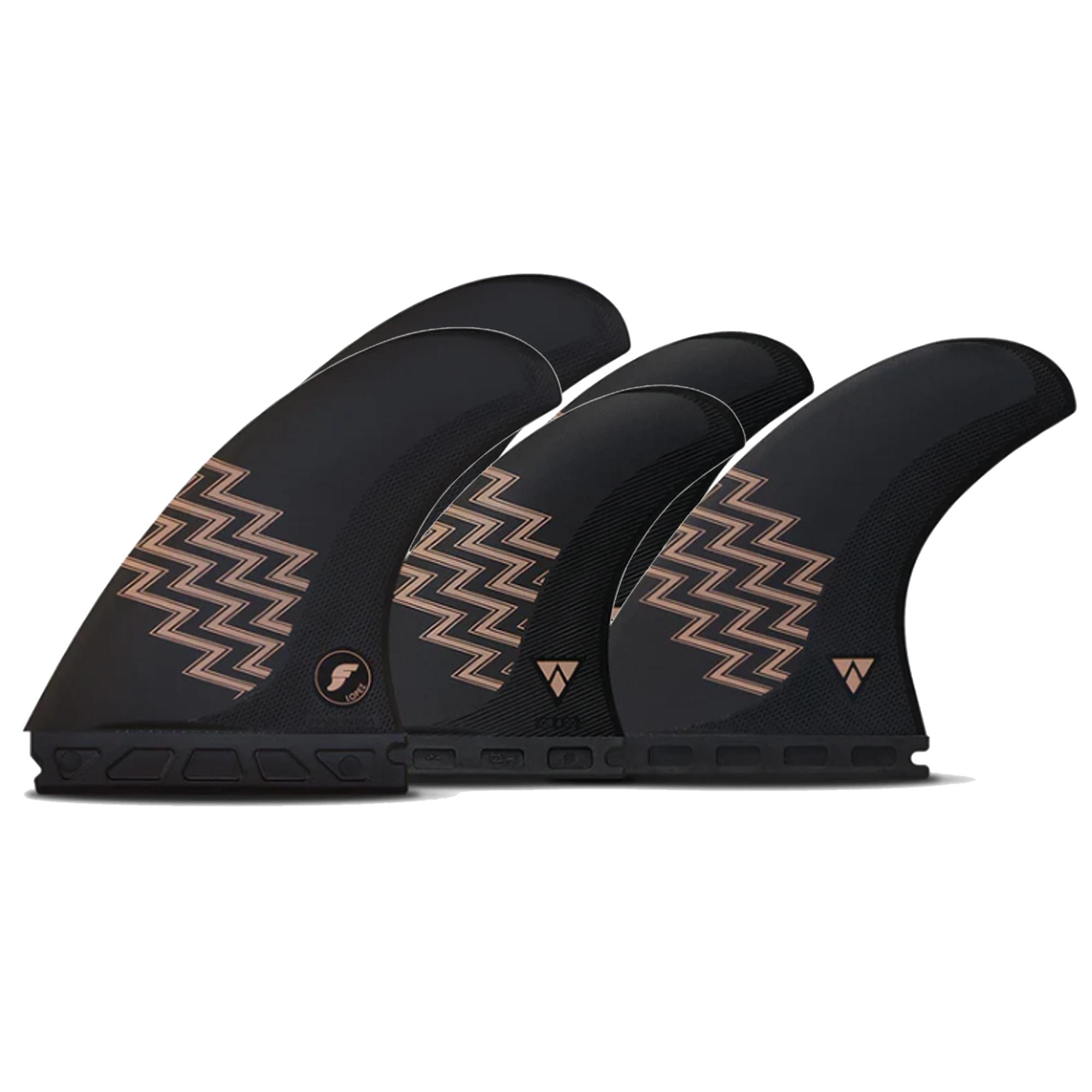 FUTURES Quad Thruster 5 Fin Set Gerry Lopez Alpha 