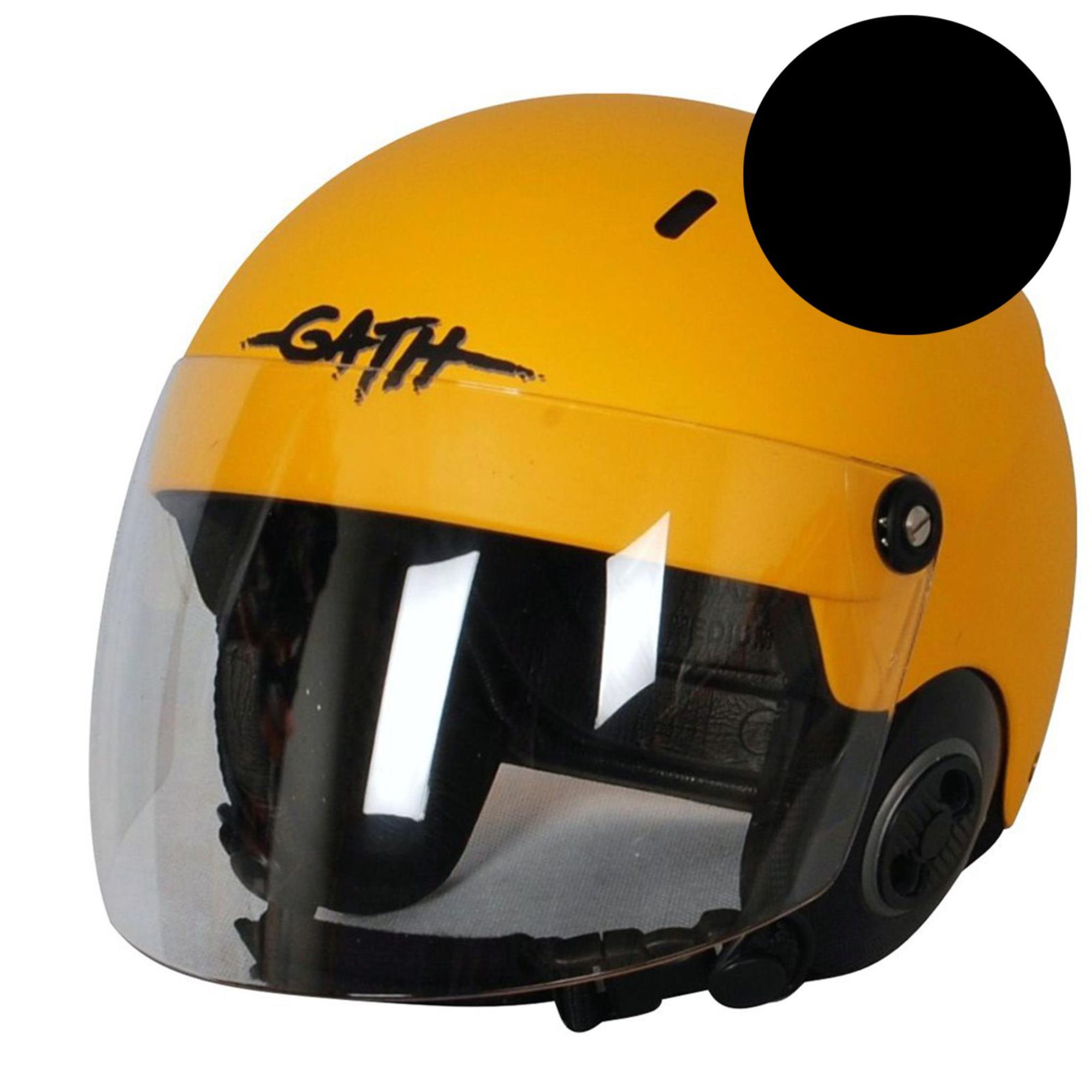 GATH Helm RESCUE Schwarz matt Gr XL mit klarem Vollvisier