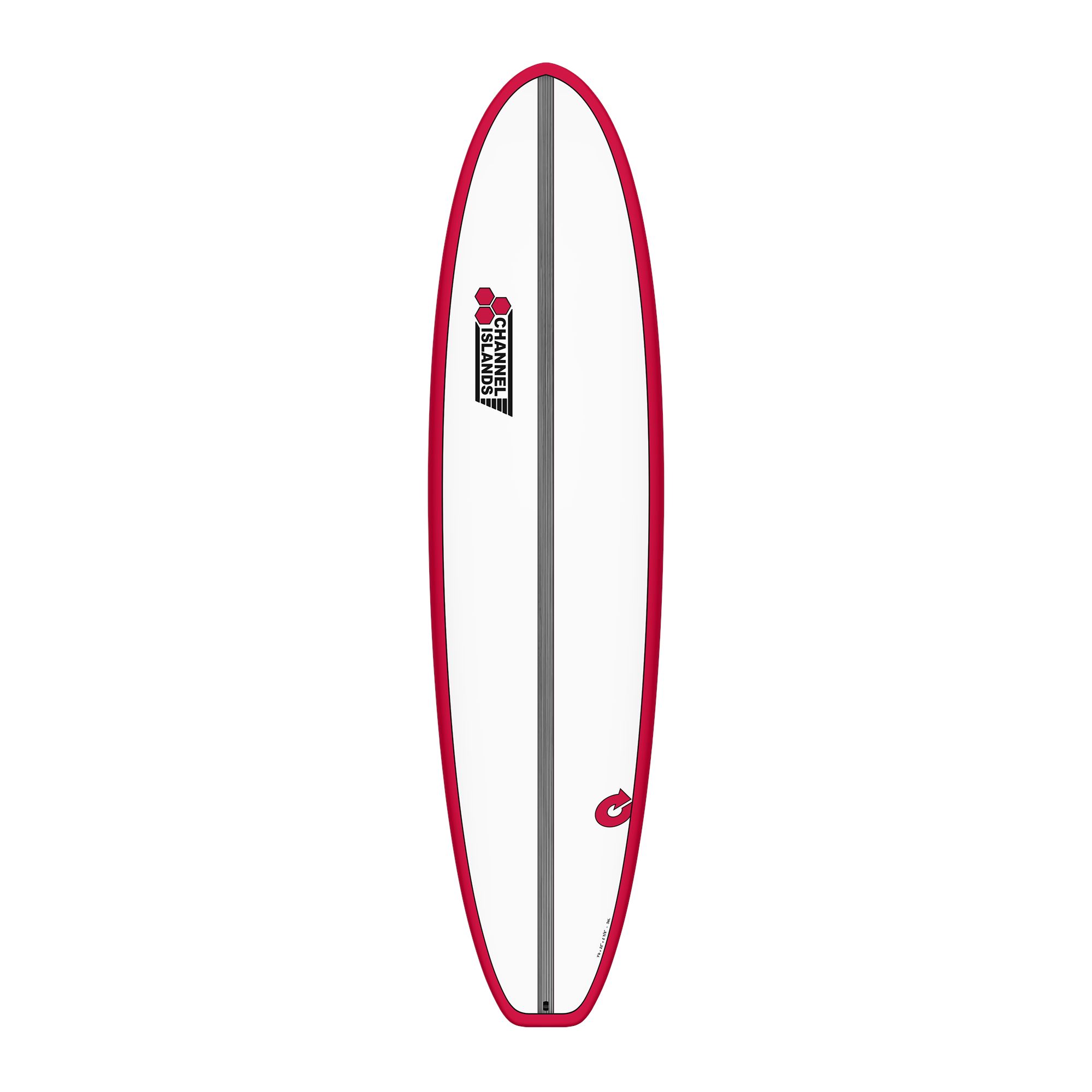 Surfboard CHANNEL ISLANDS X-lite Chancho 7.0 Rot Verkauf nur an autorisierte Channel Islands Dealer