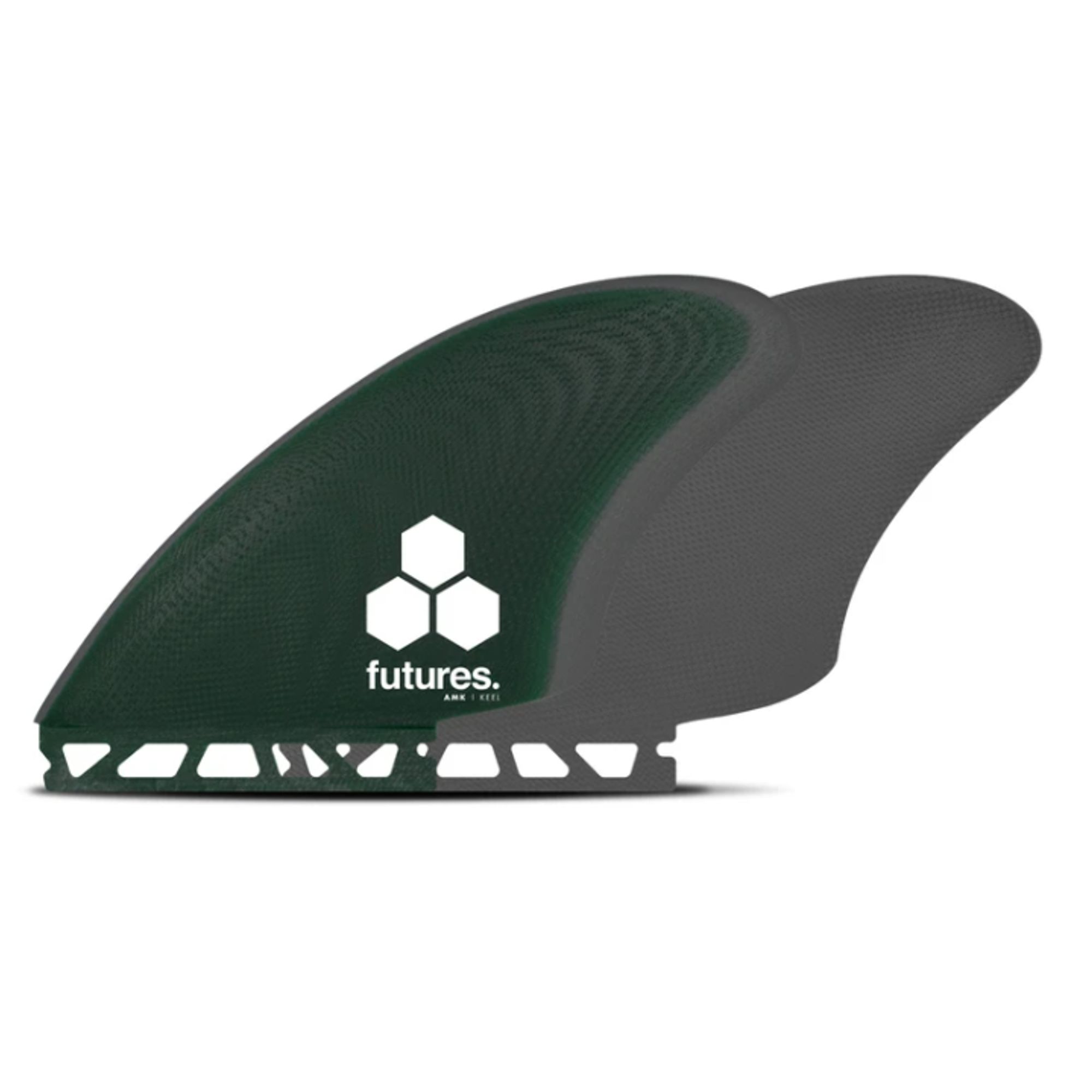 FUTURES Twin Fin Set AMK Al Merrick Keel Fiberglas 