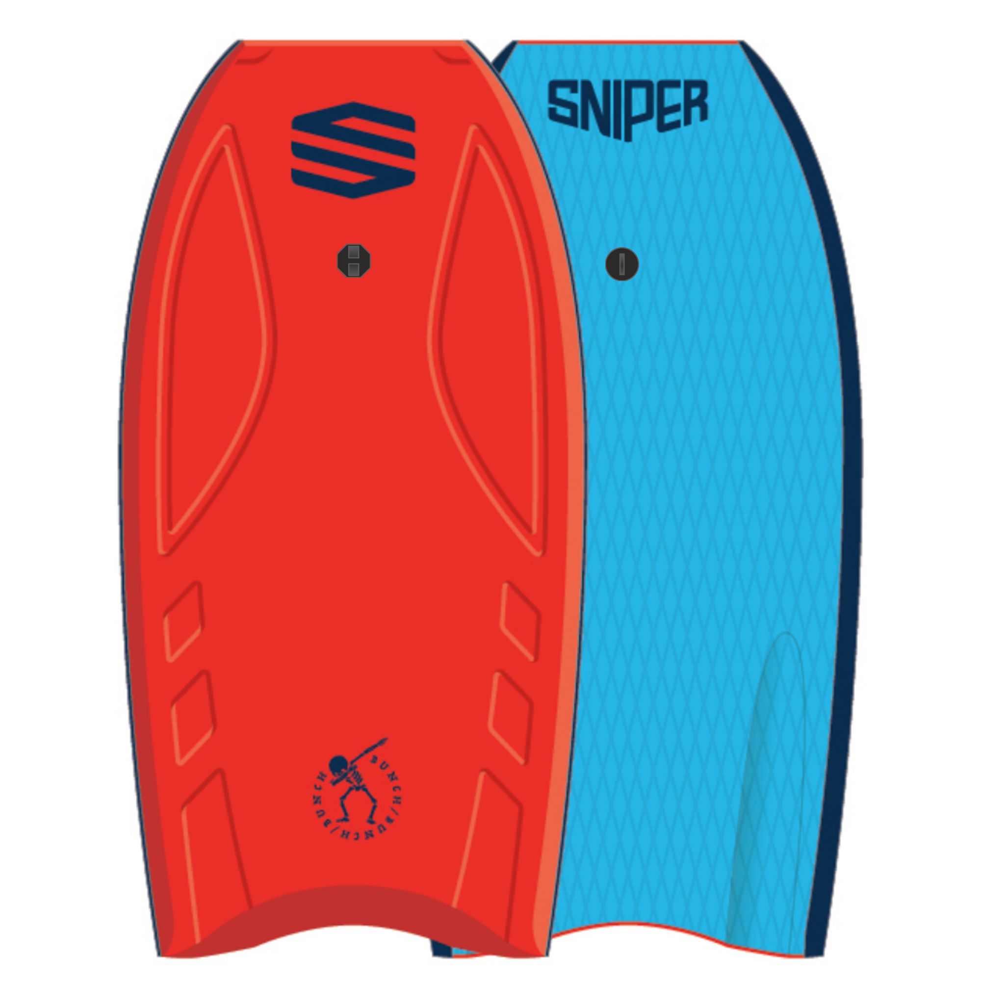 SNIPER Bodyboard Bunch II EPS Stringer 44 Rot 