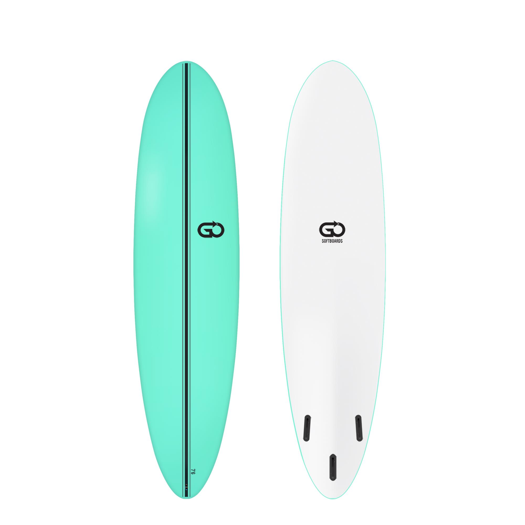 GO Softboard 7.6 Surf Range Soft Top Surfboard 