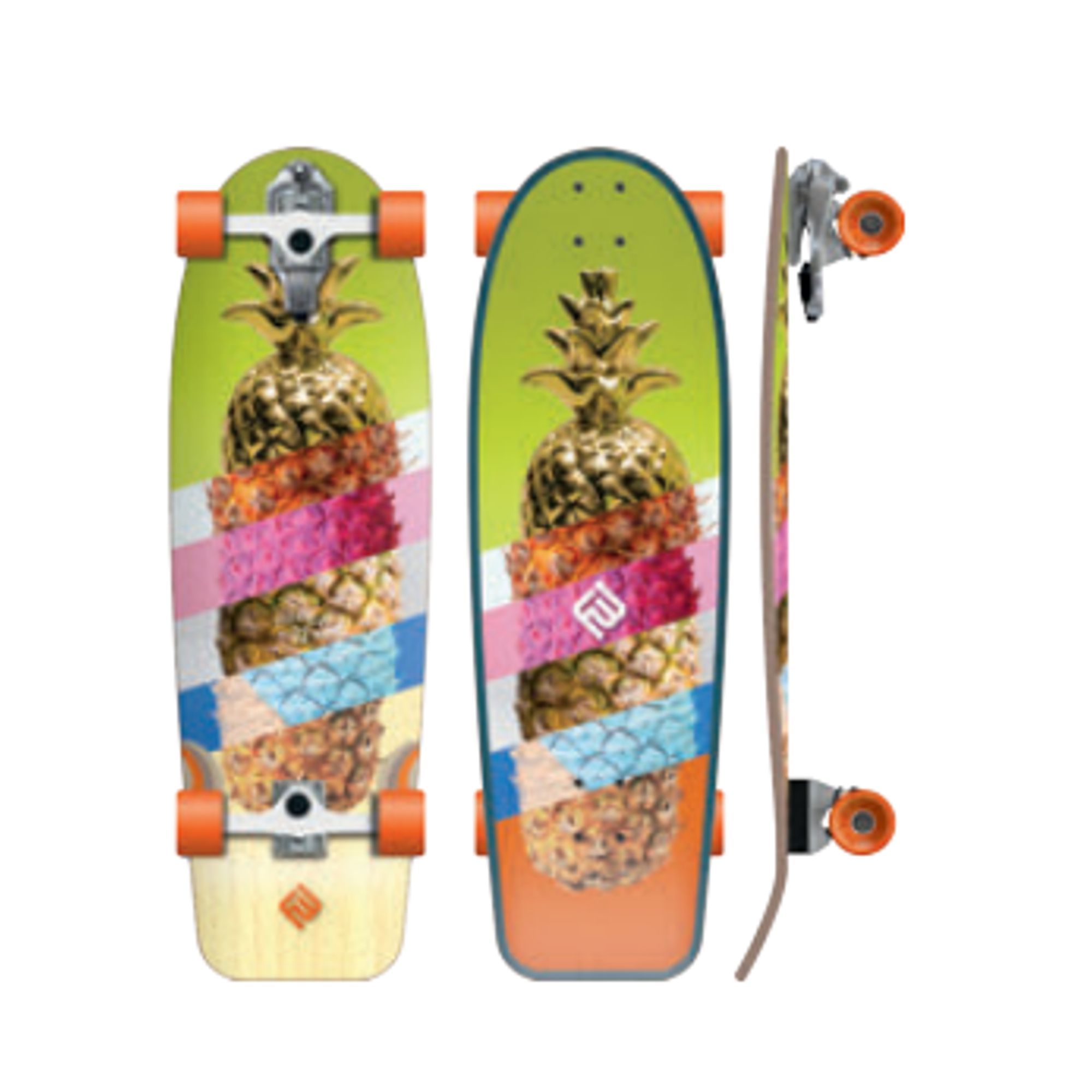 Flying Wheels Surfskate 32 Pineapple Lombard Surfskate