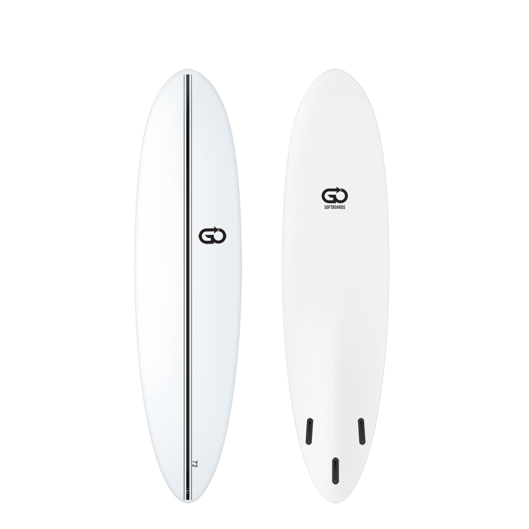 GO Softboard 7.2 Surf Range Soft Top Surfboard 