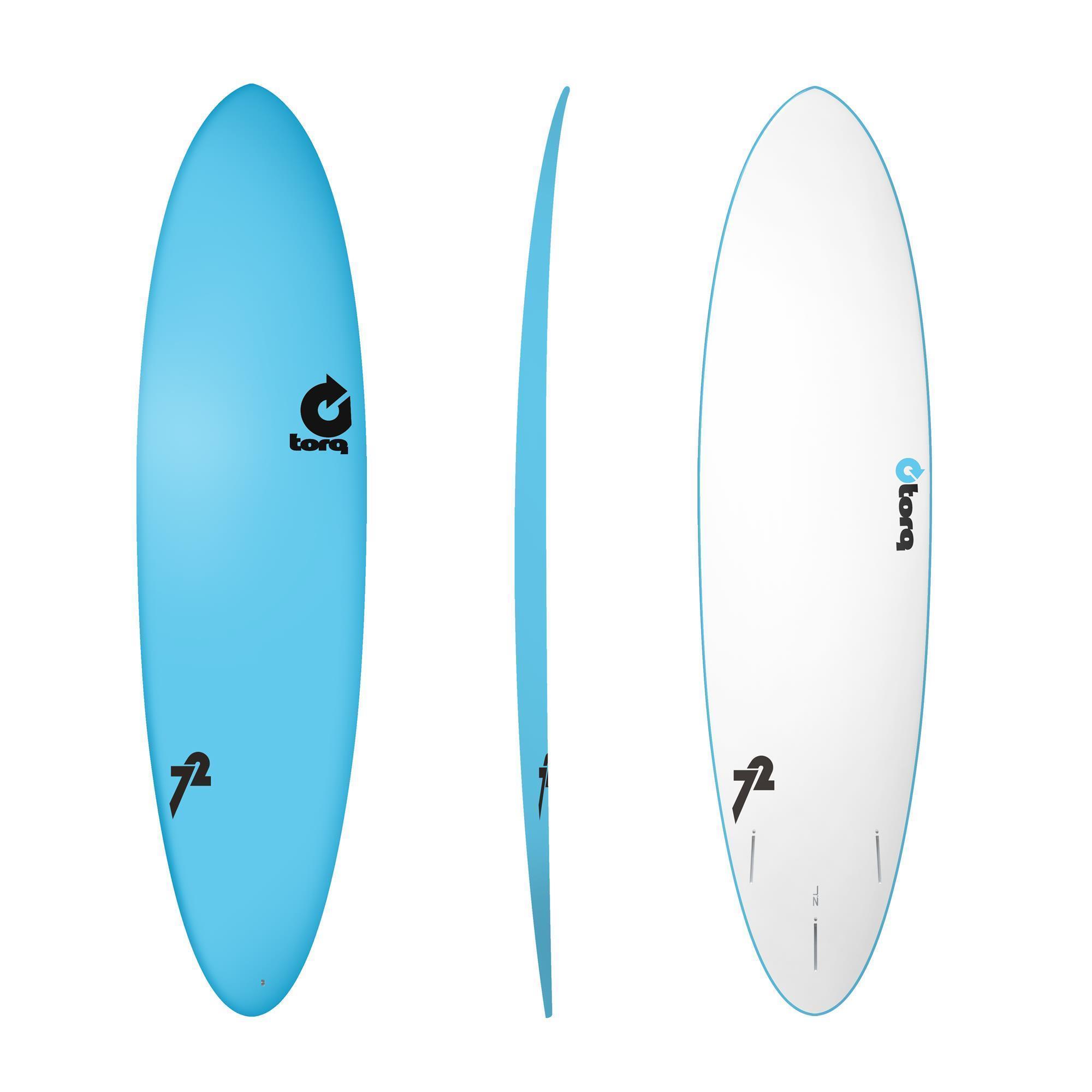 Surfboard TORQ Softboard 7.2 Funboard Blau 