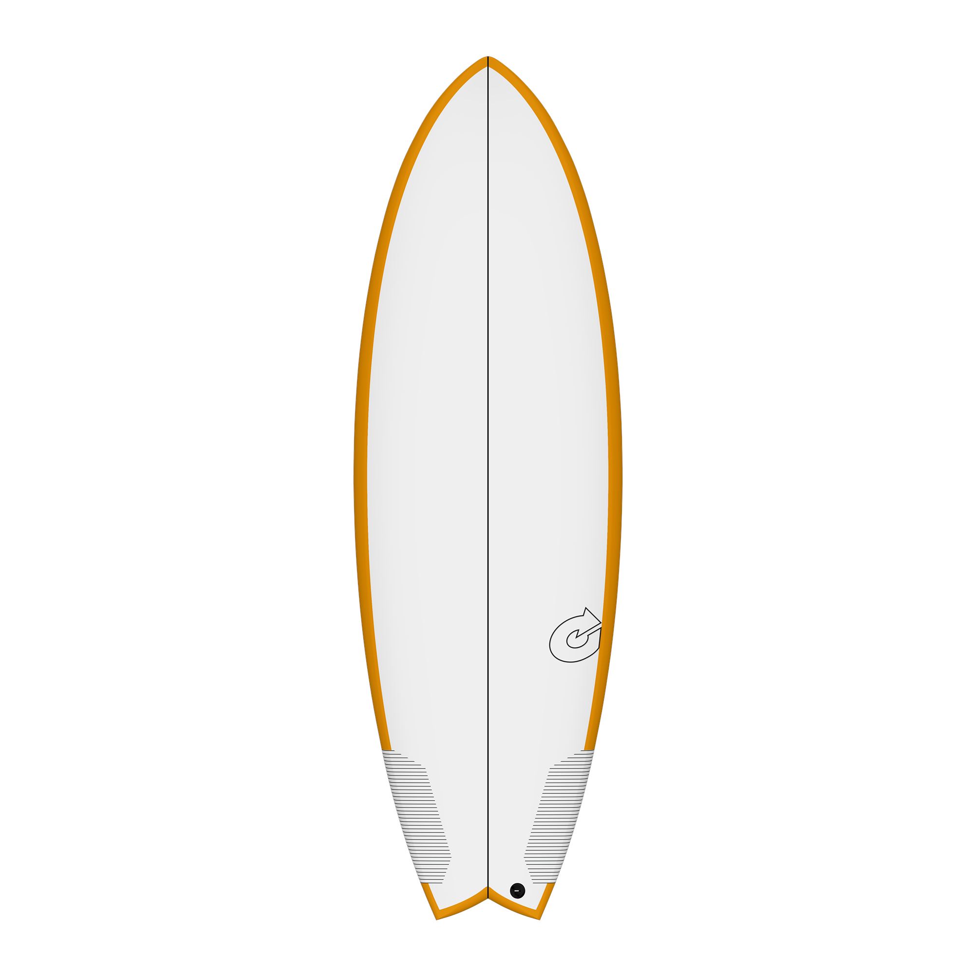 Surfboard TORQ TEC Summer Fish 5.6 Rail Orange 