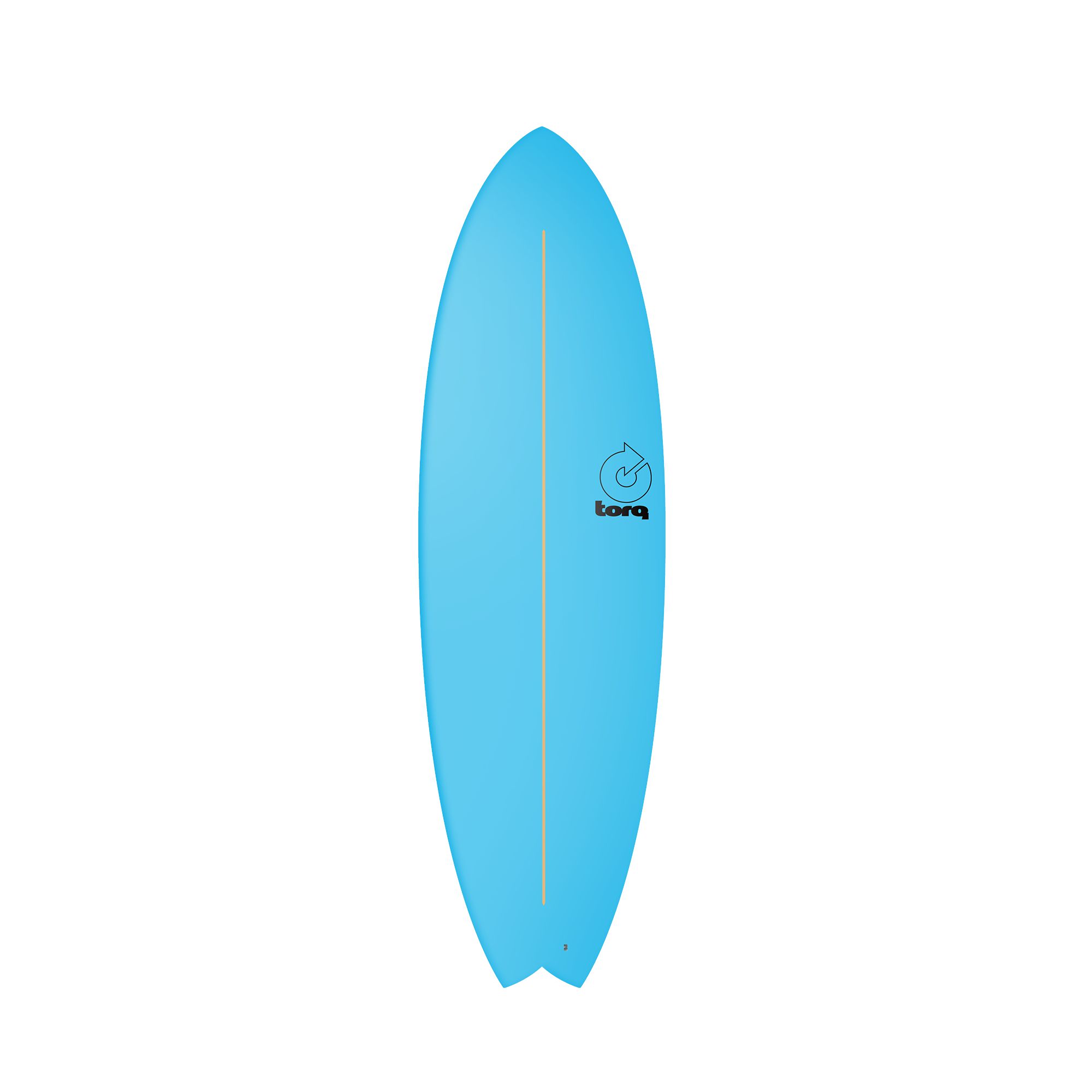 Surfboard TORQ Softboard 5.11 Mod Fish Blau 