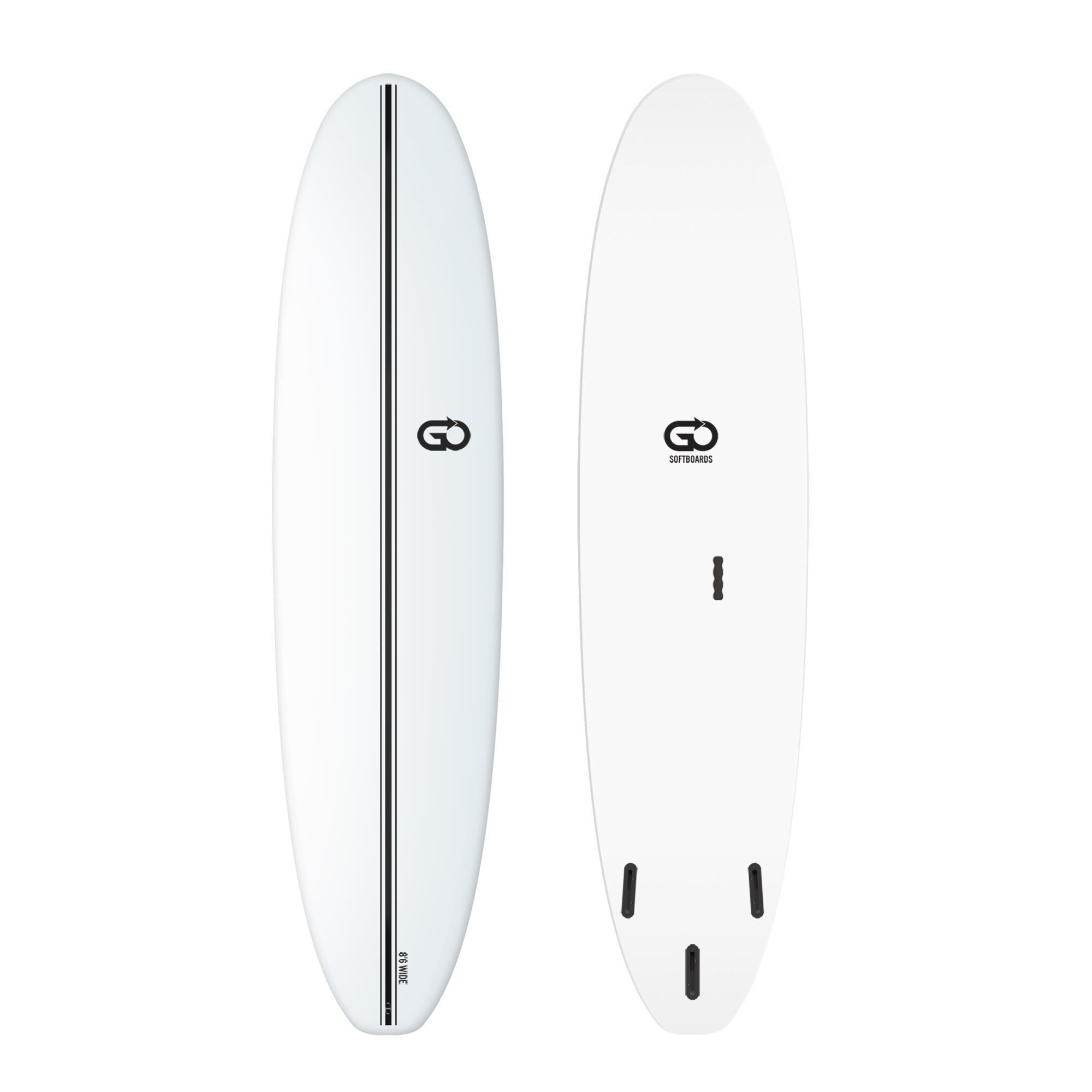 GO Softboard 8.6 Surf Range wide Soft Surfboard 