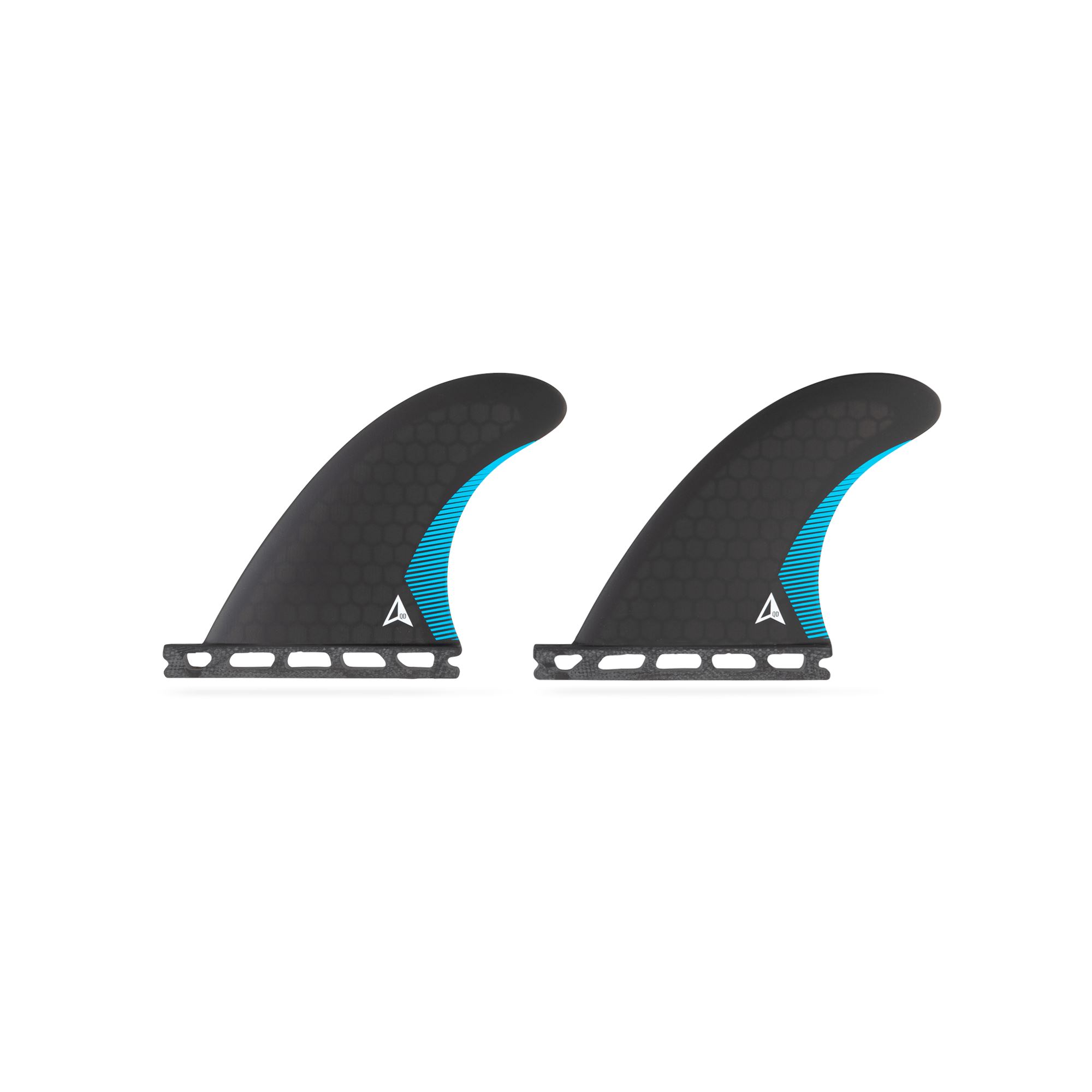 ROAM Quad Rear Fin Set Medium one tab Schwarz 