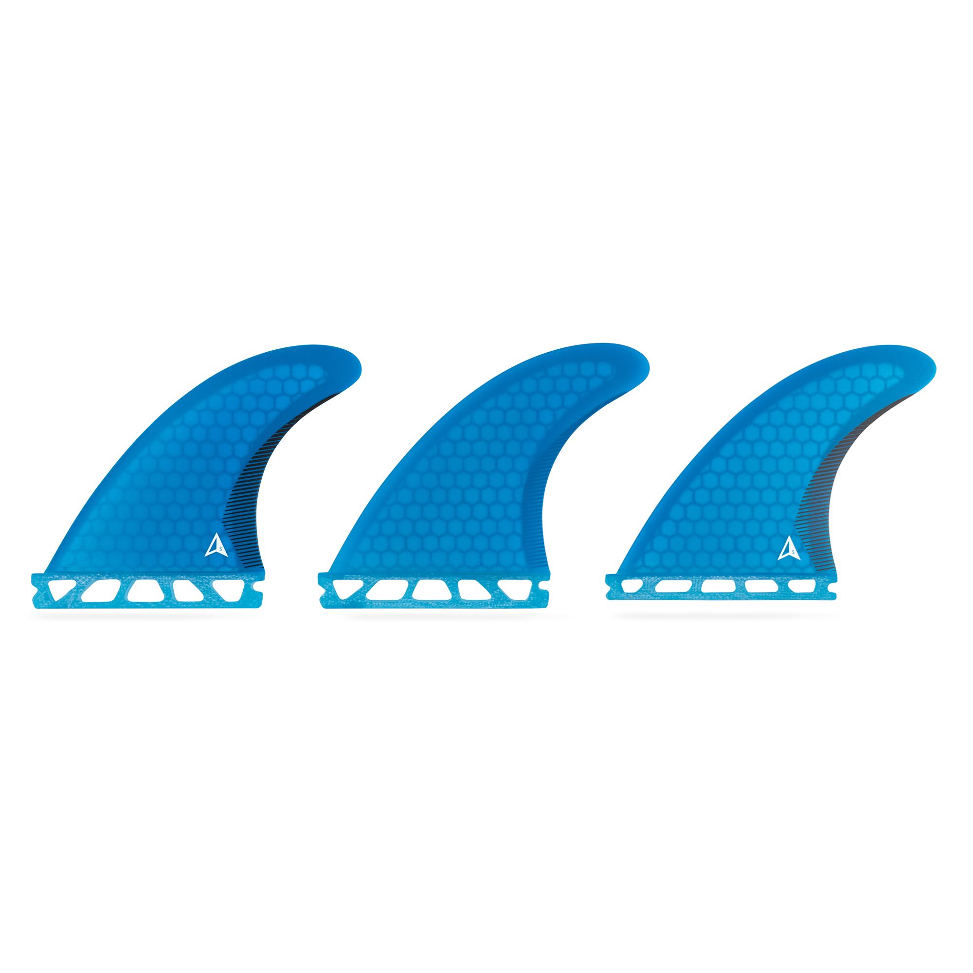 ROAM Thruster Fin Set Performer Small one tab Blau 