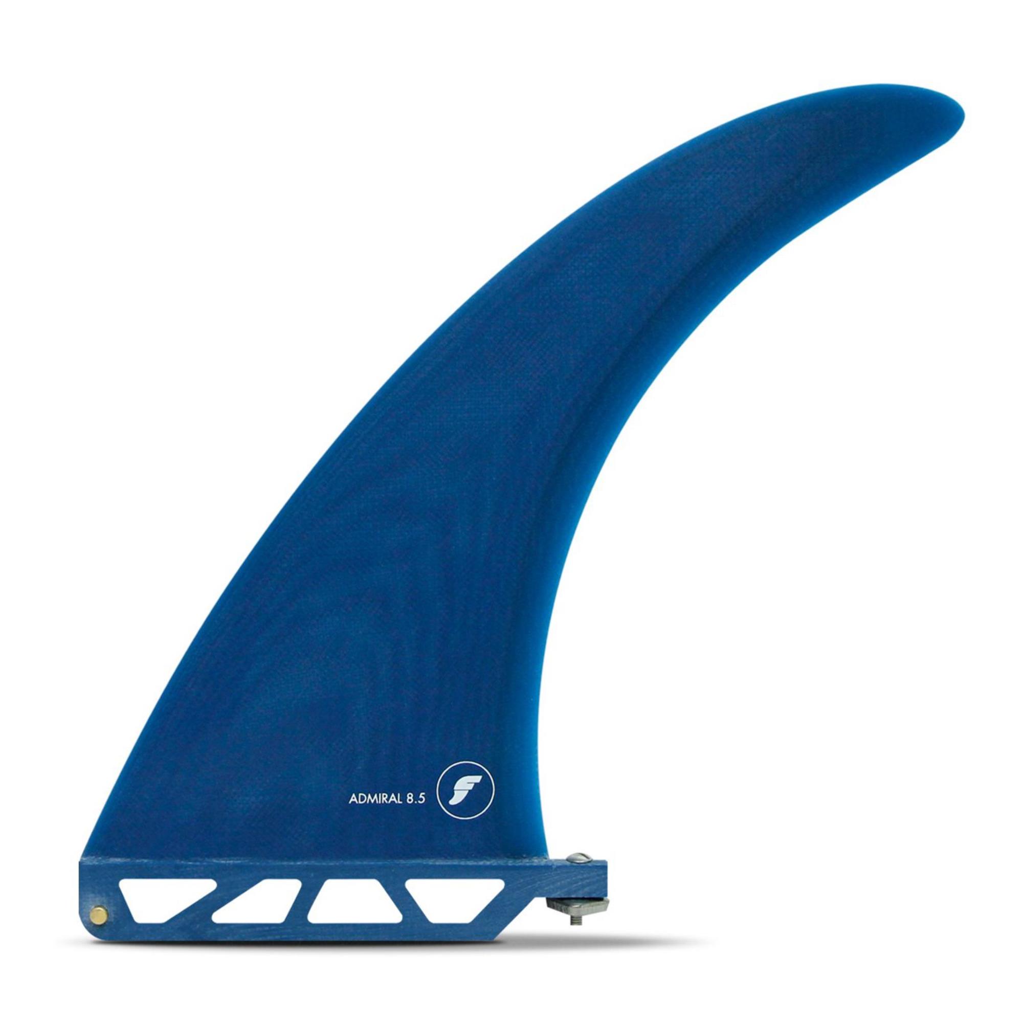 FUTURES Single Fin Admiral 8.5 Fiberglass US base 