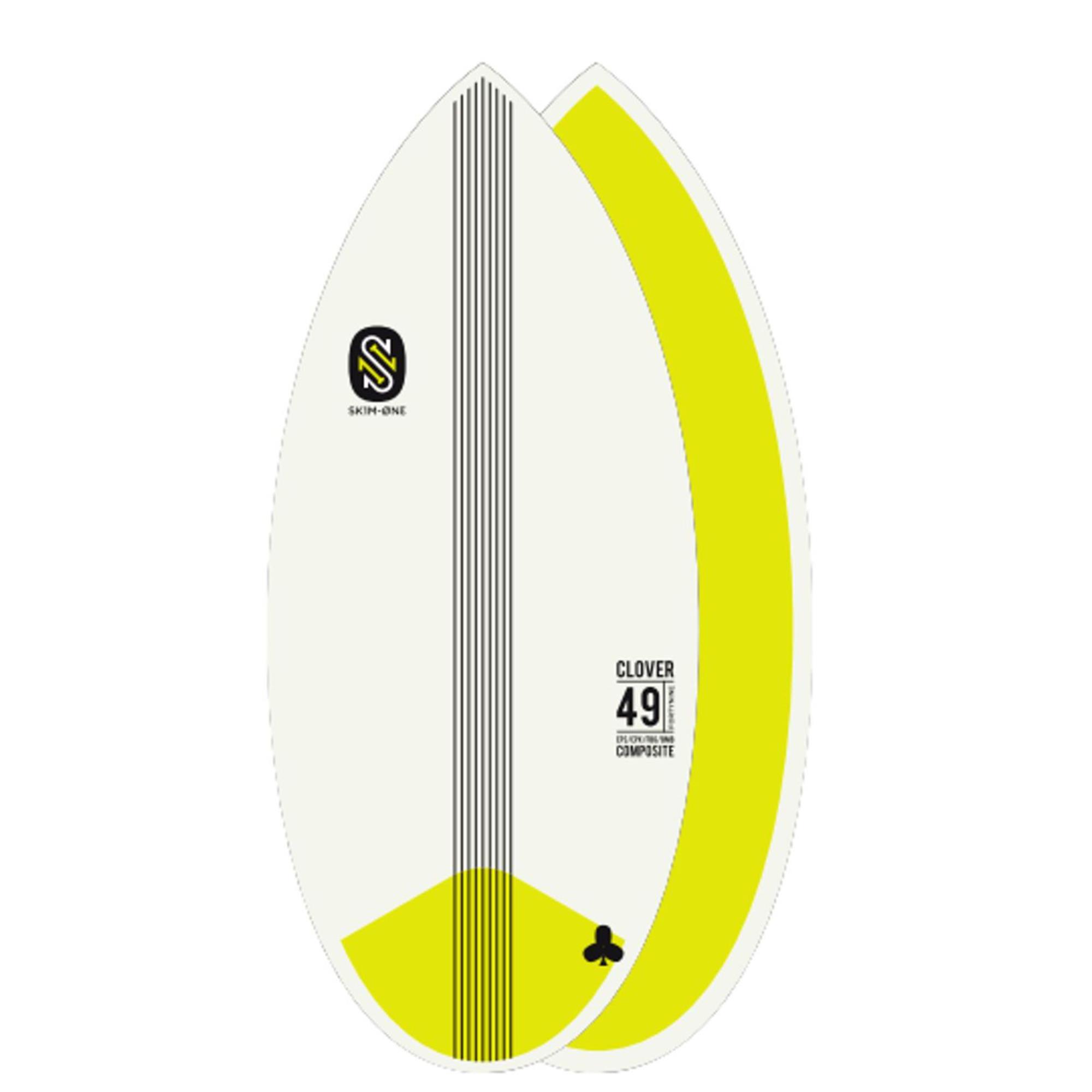 Skimboard SkimOne EPS Epoxy Bambus CLOVER 49 Gelb 