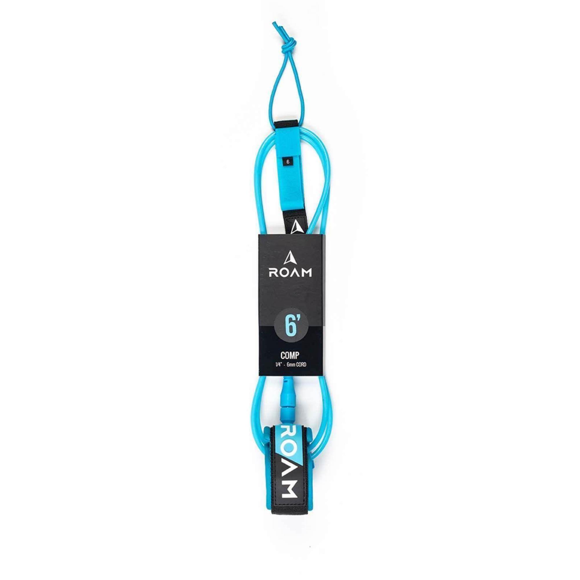 ROAM Surfboard Leash Comp 6.0 183cm 6mm Blau 