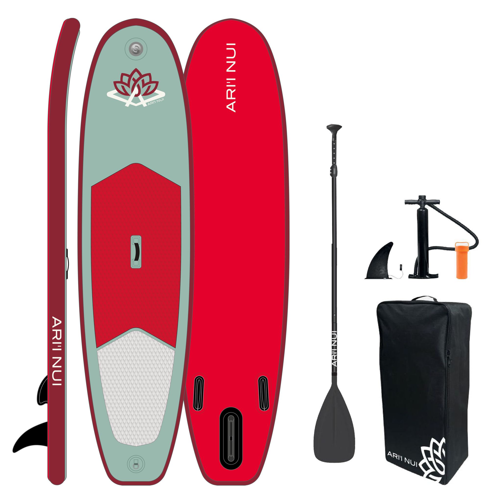 ARIINUI SUP aufblasbar 10.0 MAHANA Stand Up Paddle Komplettset