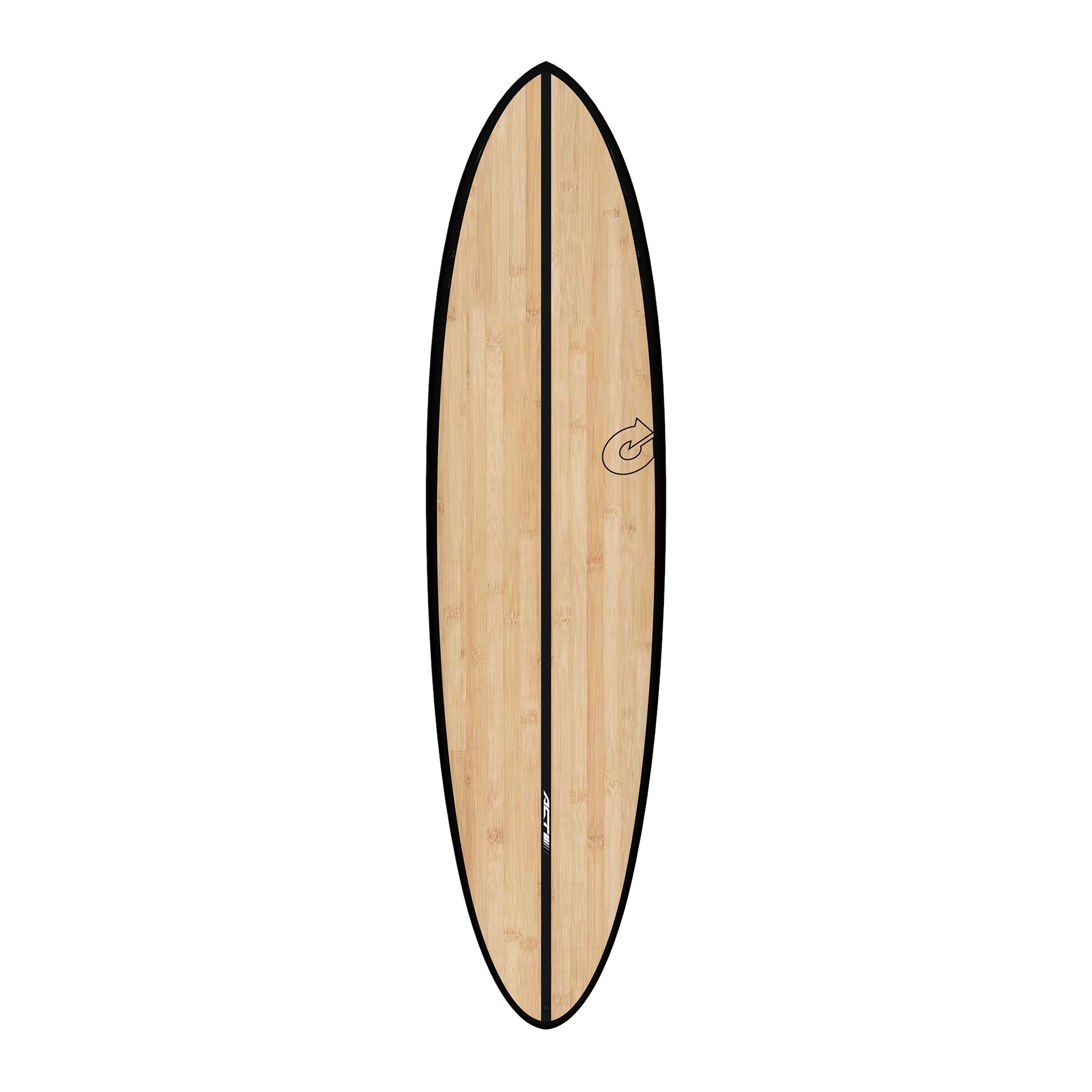 Surfboard TORQ ACT Prepreg Chopper 7.2 bamboo 