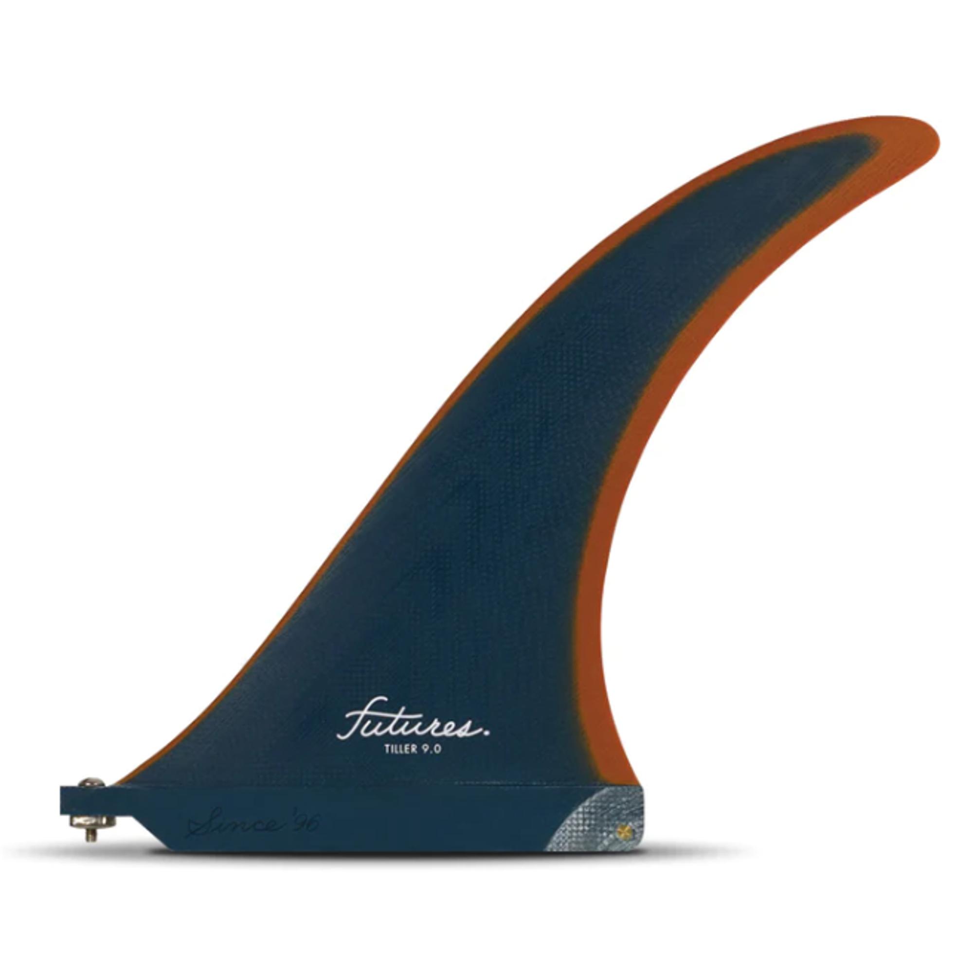 FUTURES Single Fin Tiller 9.0 Fiberglass US base 