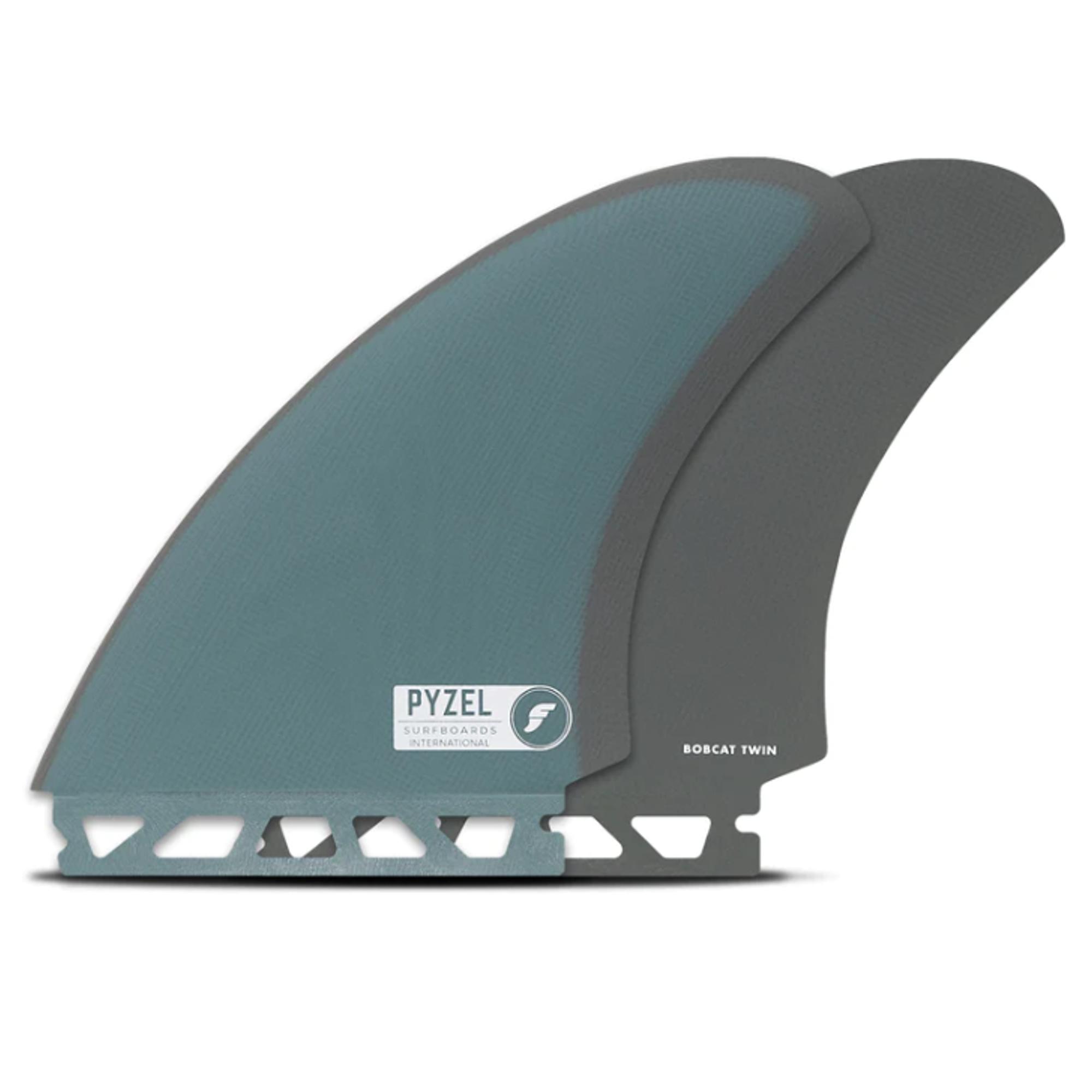 FUTURES Twin Fin Set Pyzel Bobcat Fiberglass 