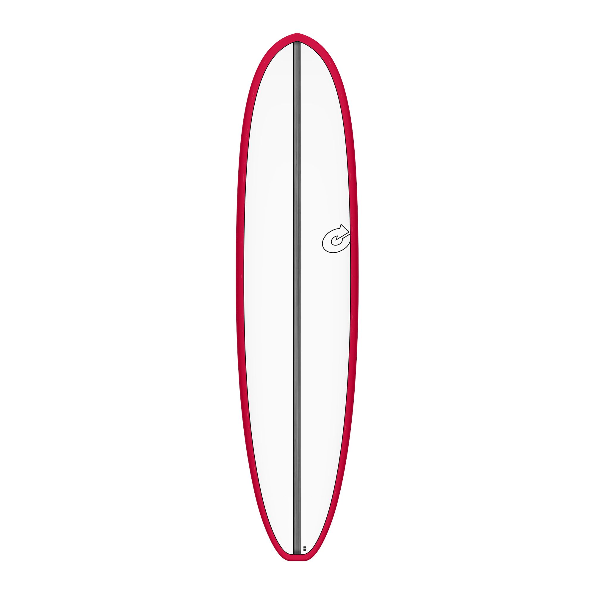 Surfboard TORQ Epoxy TET CS 8.2 V+ Fun Carbon Rot 